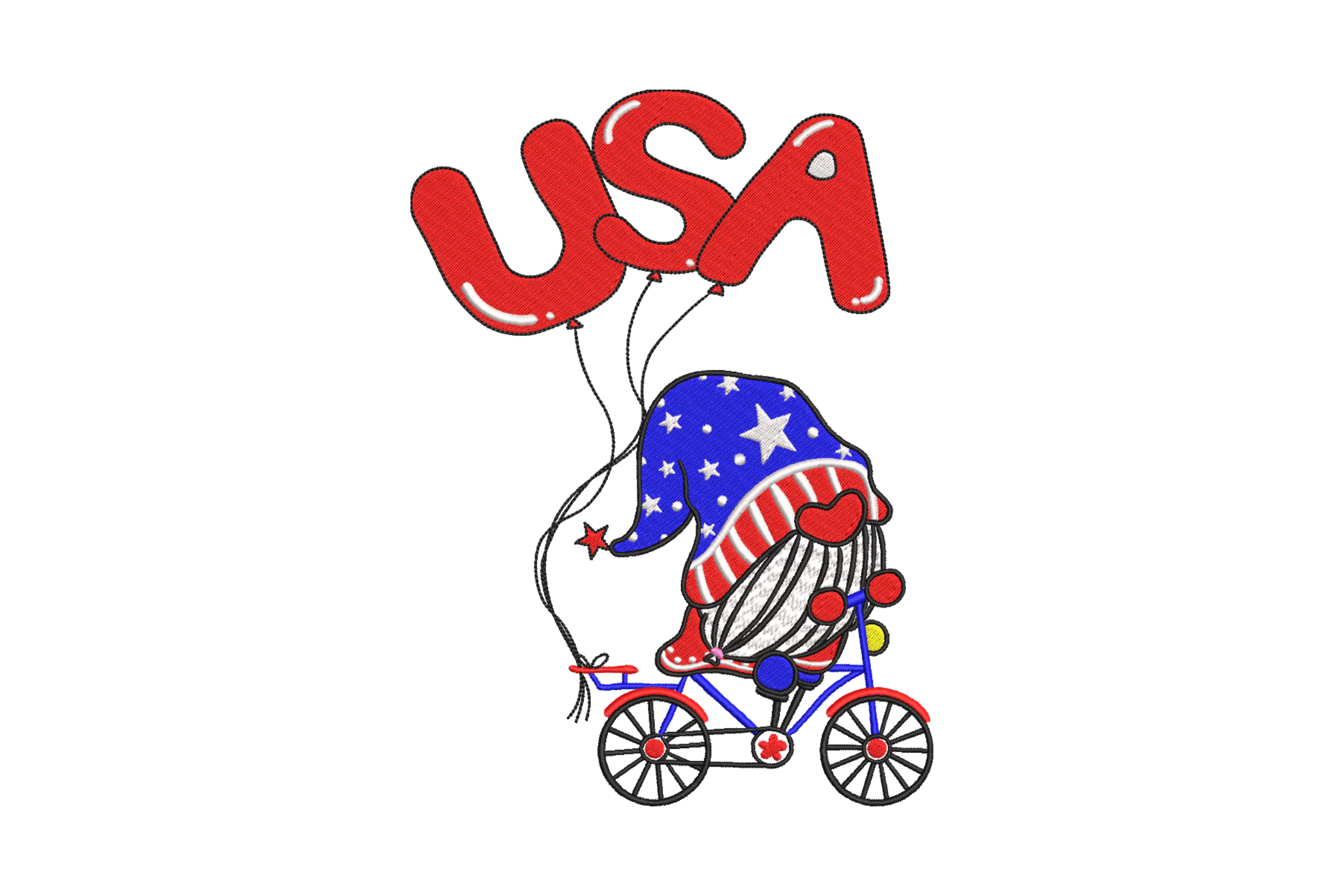 American Gnome Embroidery Design File