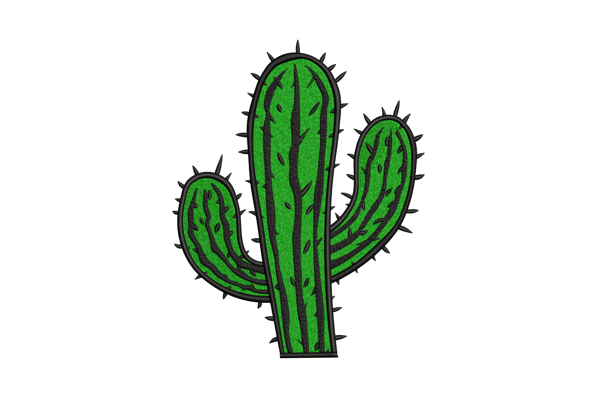 Cactus Machine  Embroidery Design