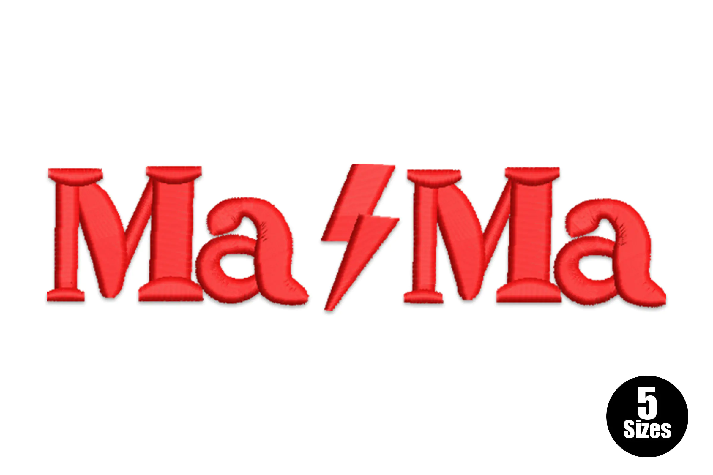 Mama Arched Embroidery Design