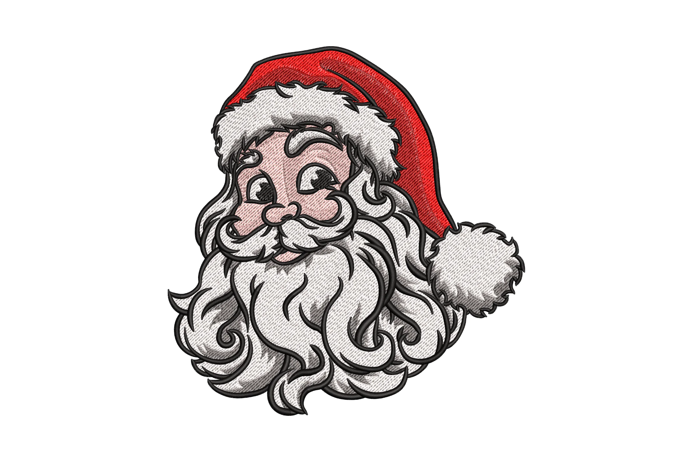 Christmas Santa Claus Embroidery Design