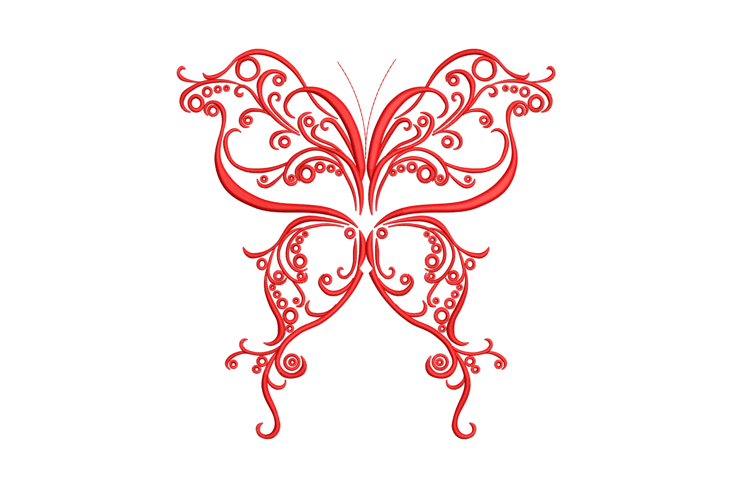 Butterfly Machine Embroidery Design
