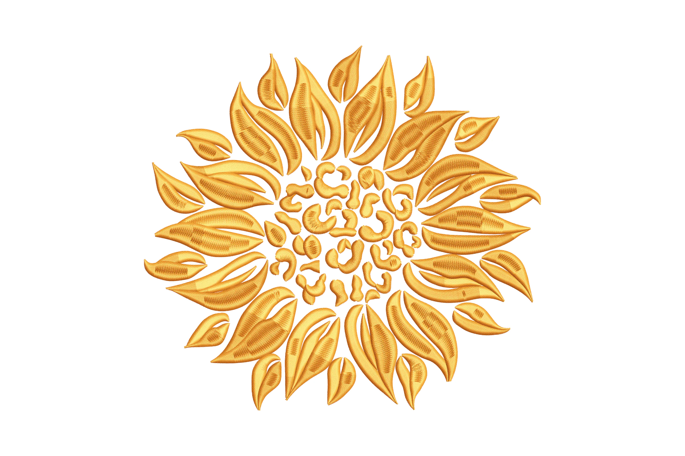 Sunflower Embroidery Design Pattern