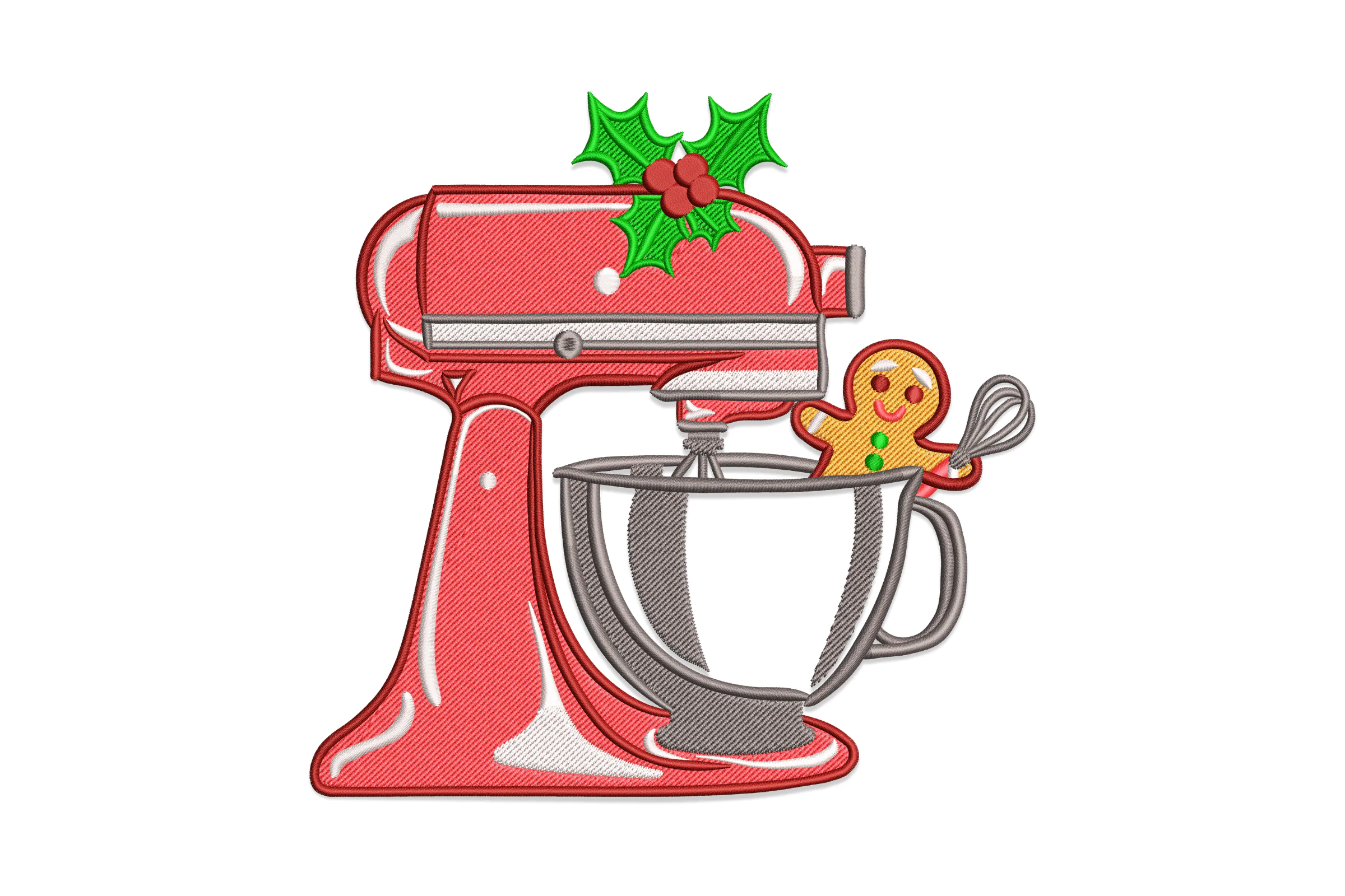 Christmas Baking Machine Embroidery Design