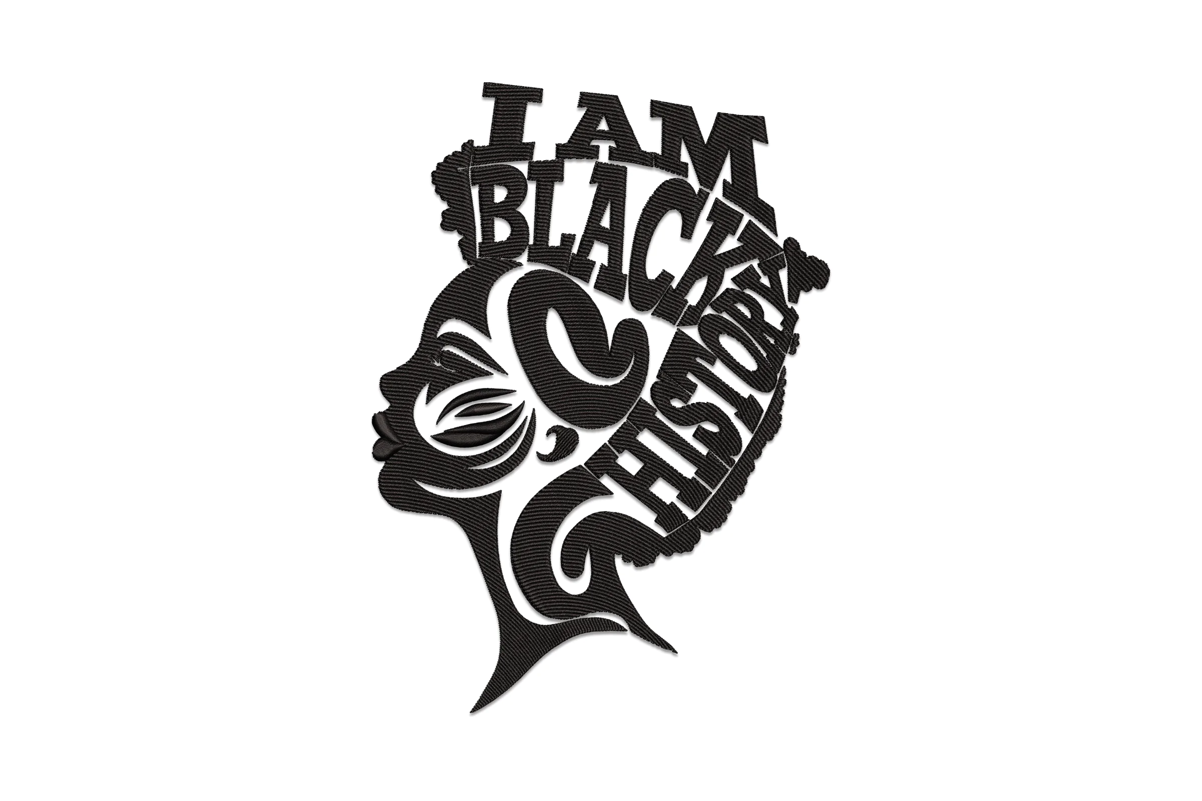 I Am Black History Digital Embroidery Design