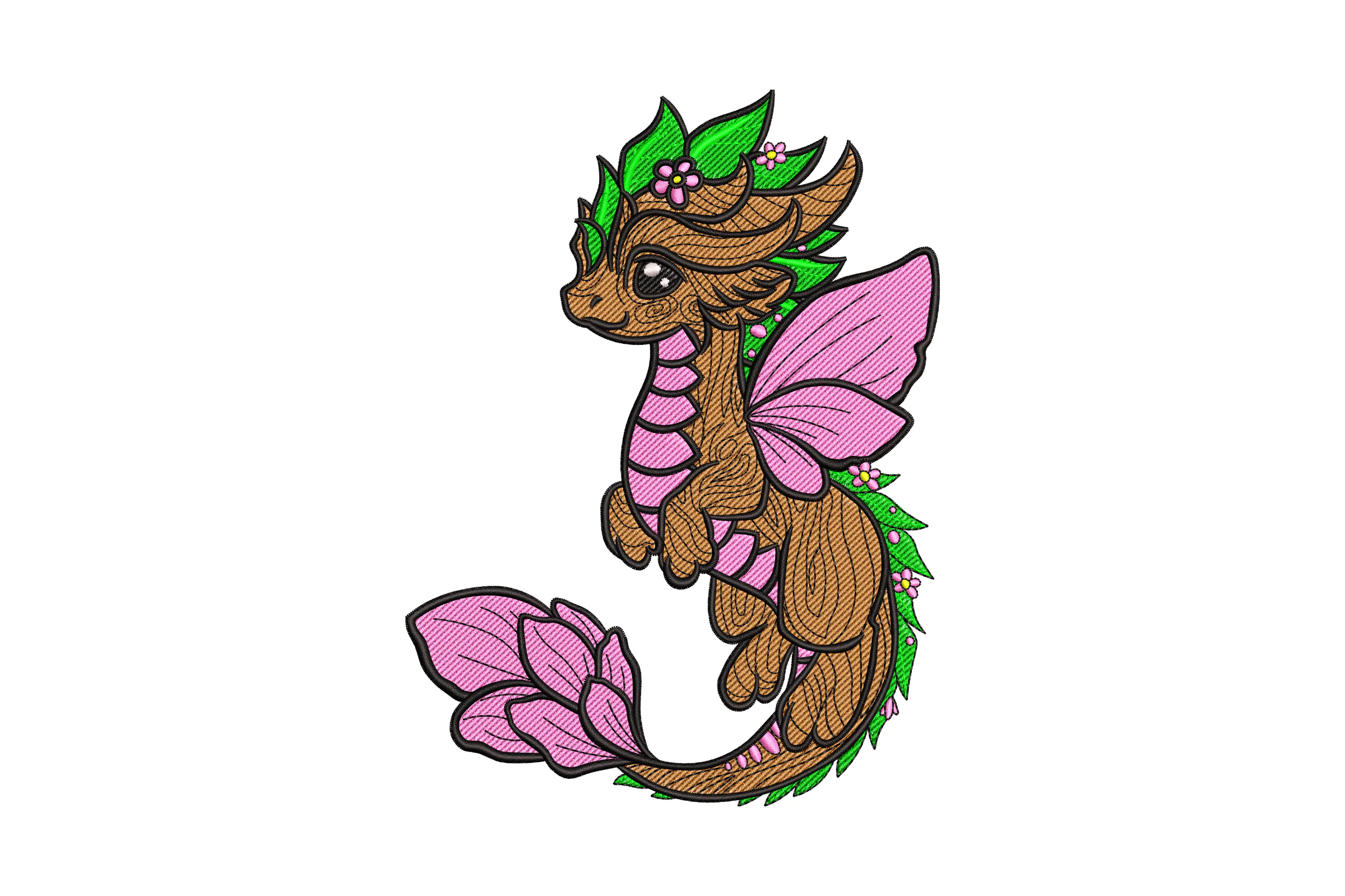 Cute Dragons Embroidery Design File
