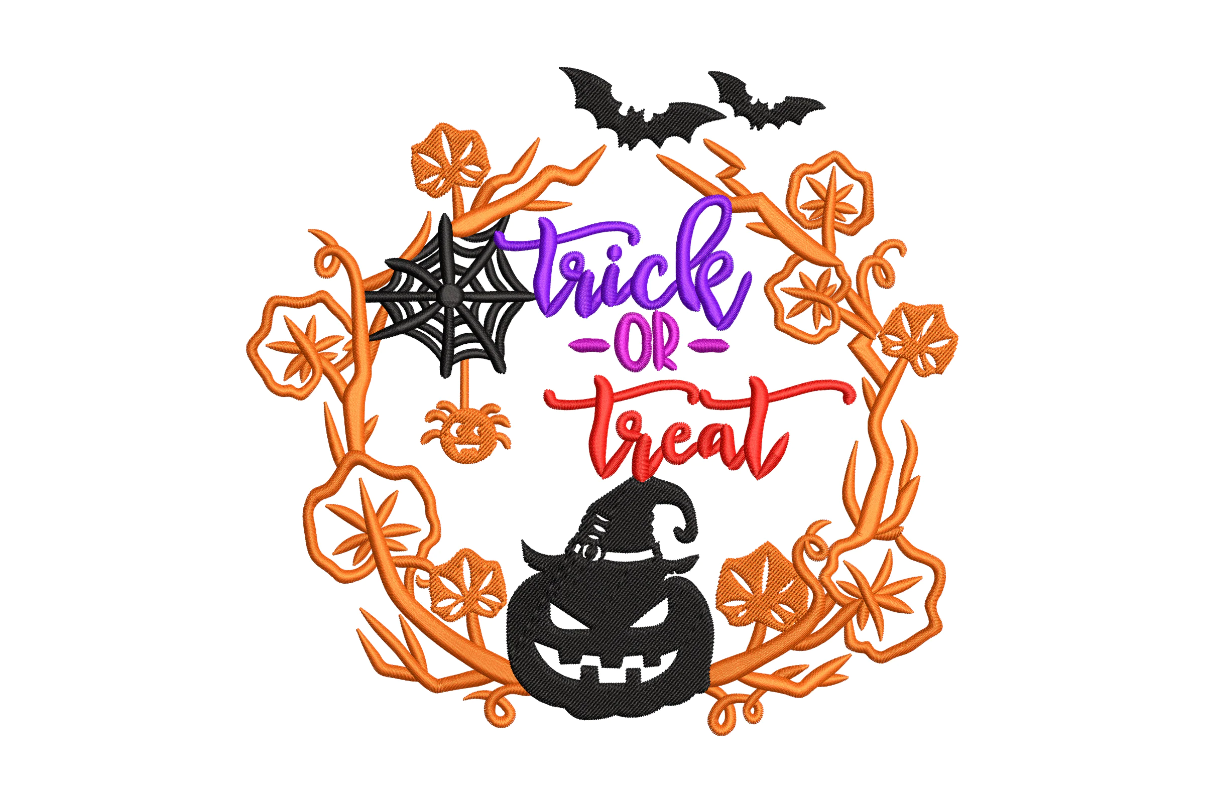Trick or Treat Embroidery File