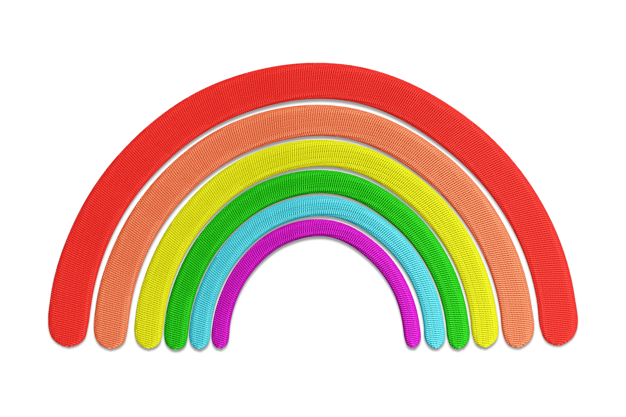 Rainbow Embroidery Design pattern