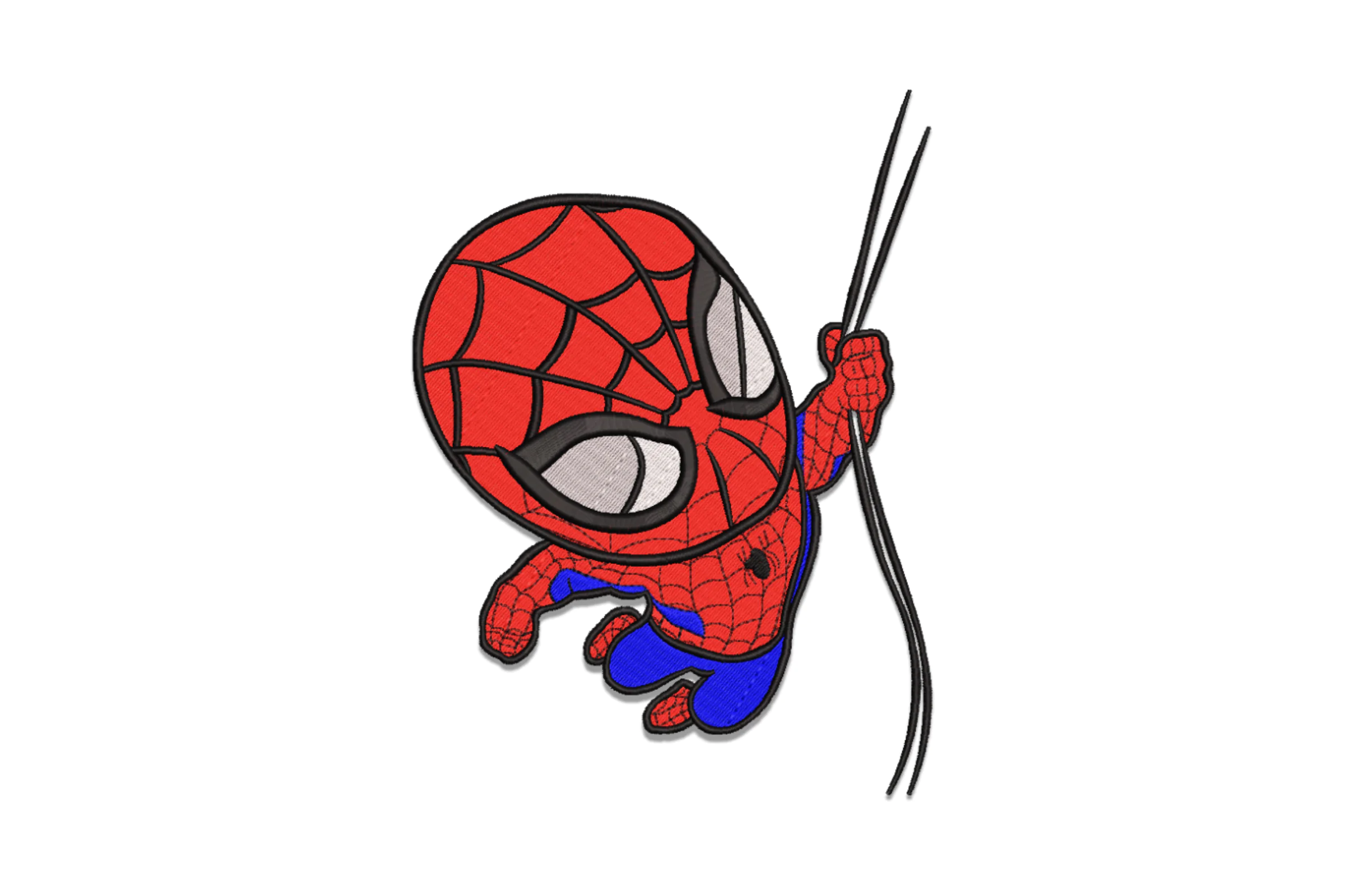 Spiderman Kid Embroidery Design