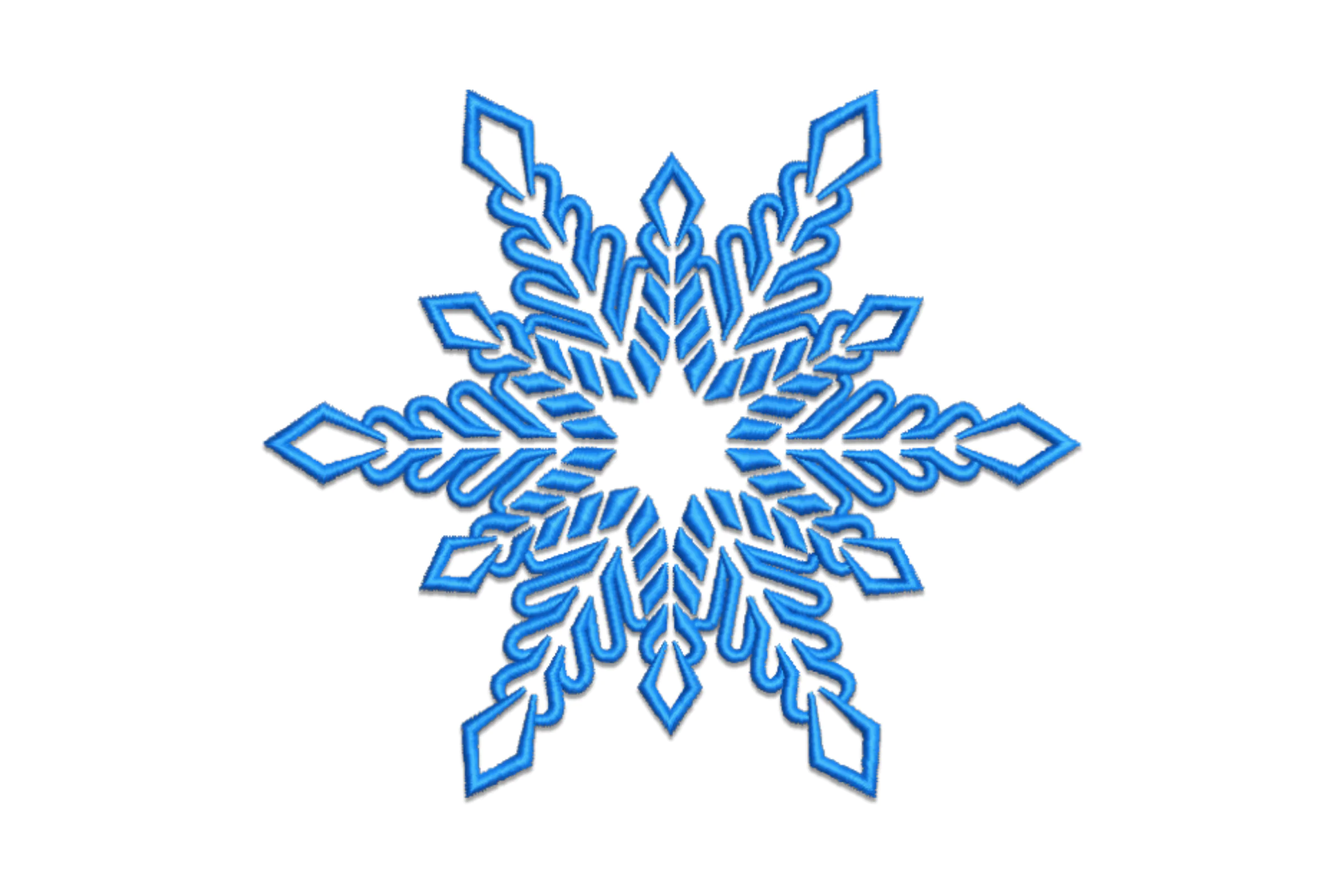 Snowflake Digital Machine Embroidery Design