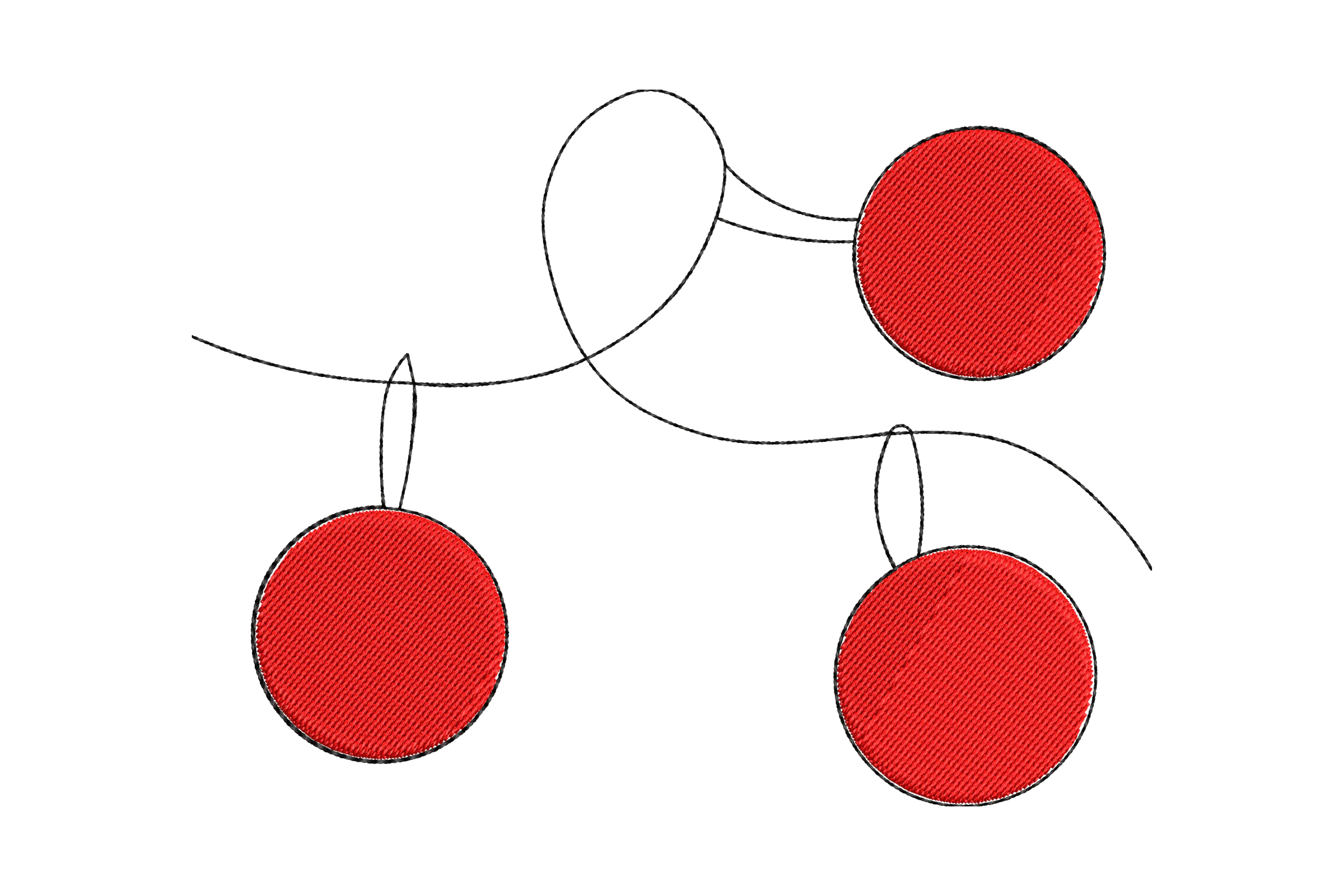 Christmas Ornaments Embroidery Design