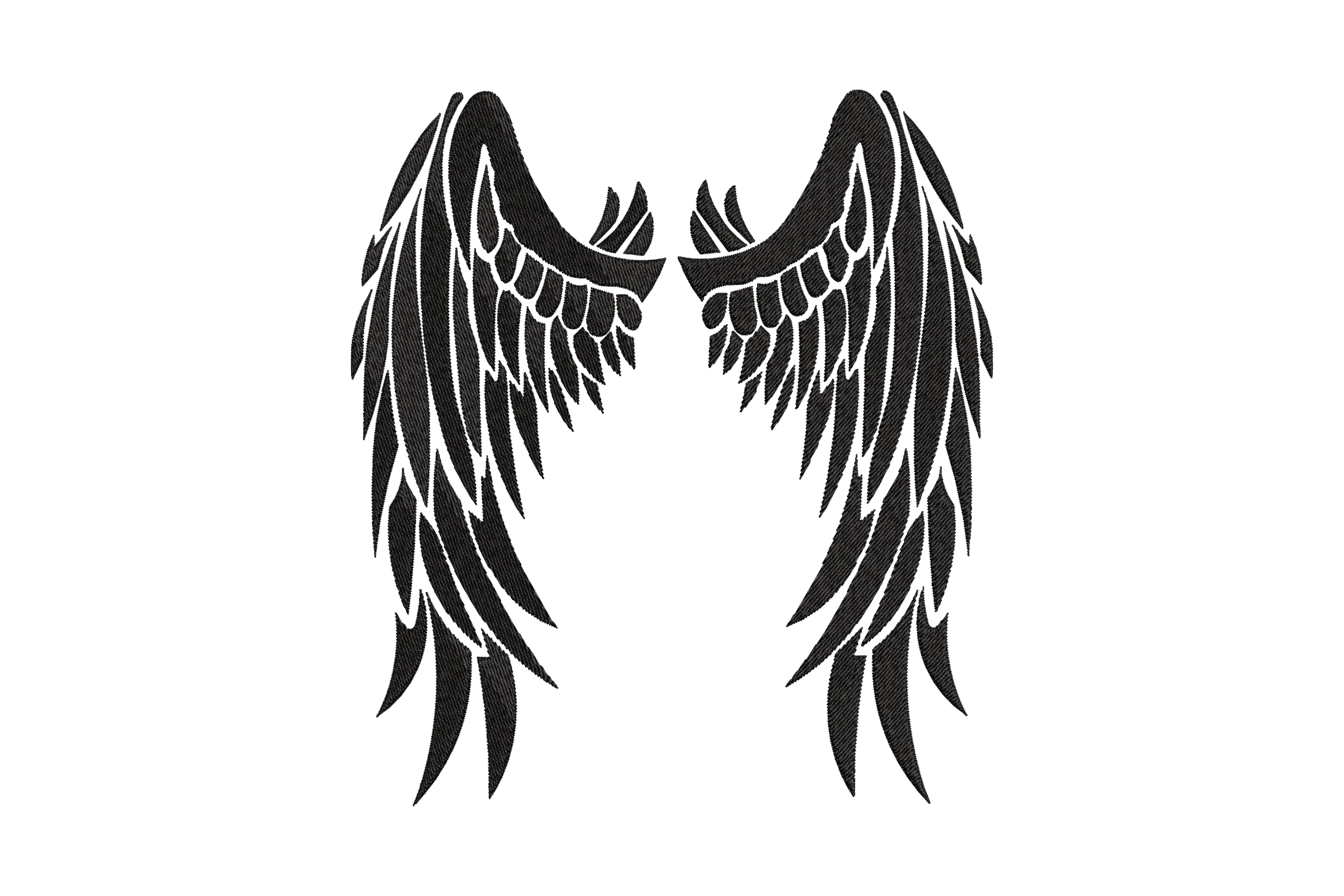 Angel Wings Embroidery Design Heavenly Embroidery Design