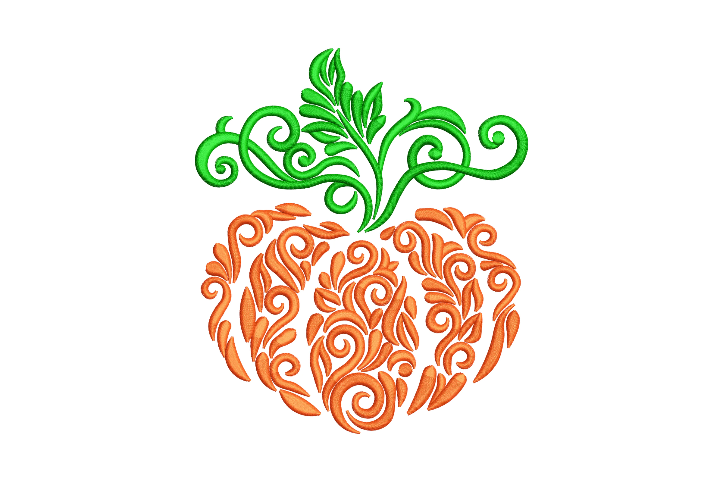 Pumpkin Embroidery Design File