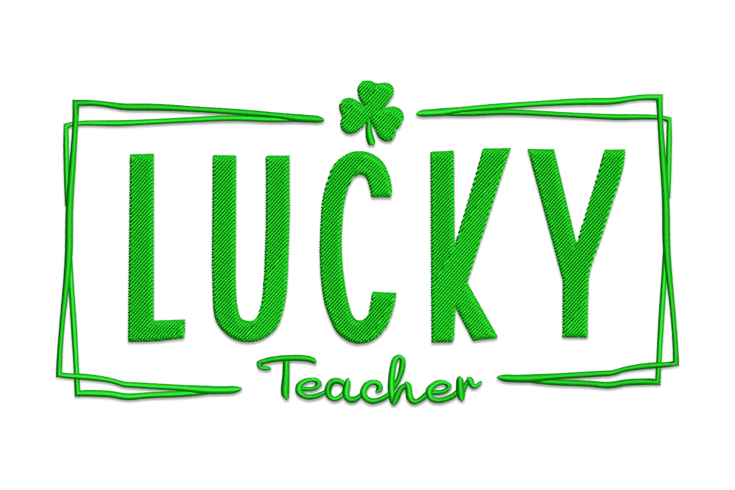 Teacher Embroidery Design Pattern