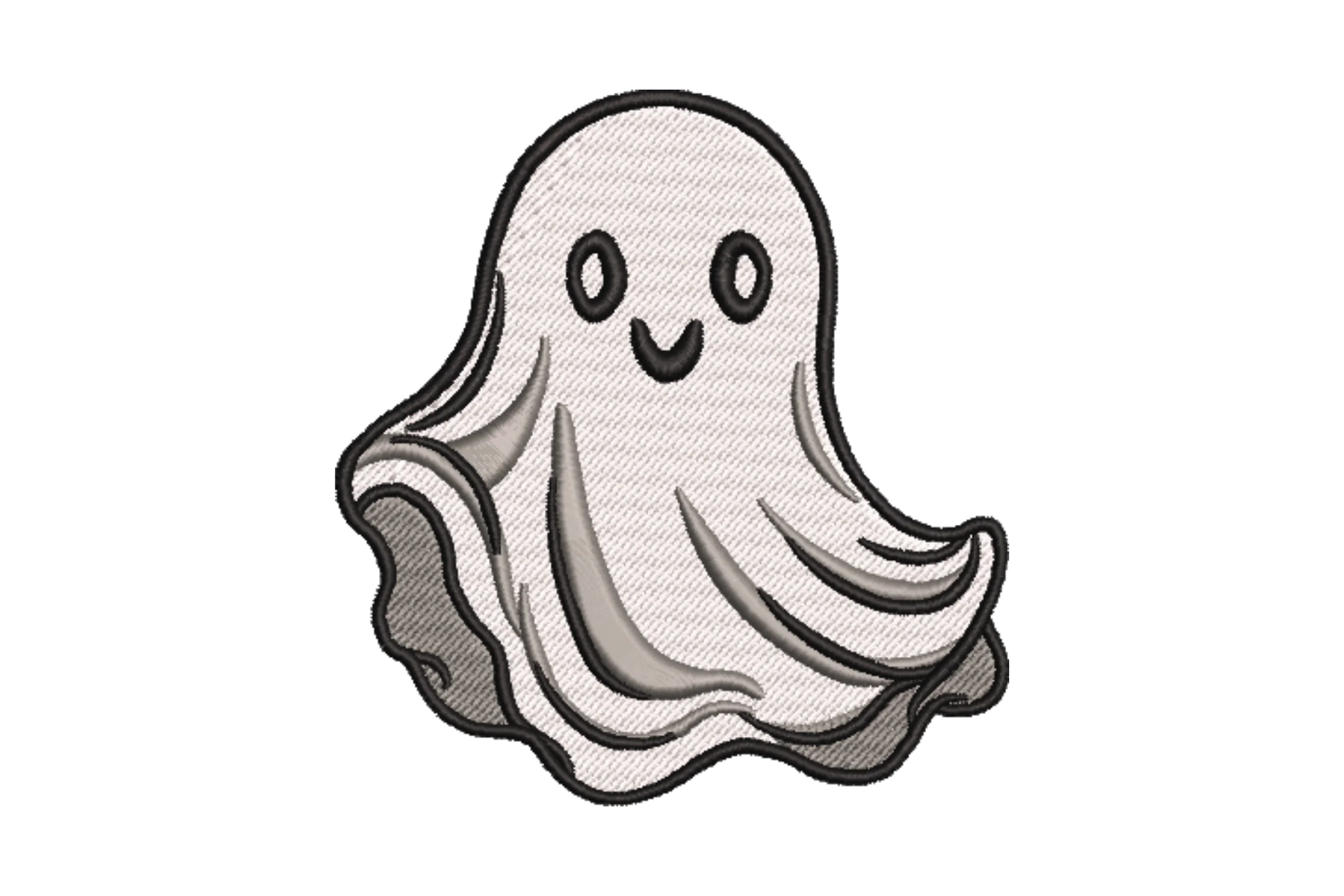 Adorable Ghost Embroidery Design