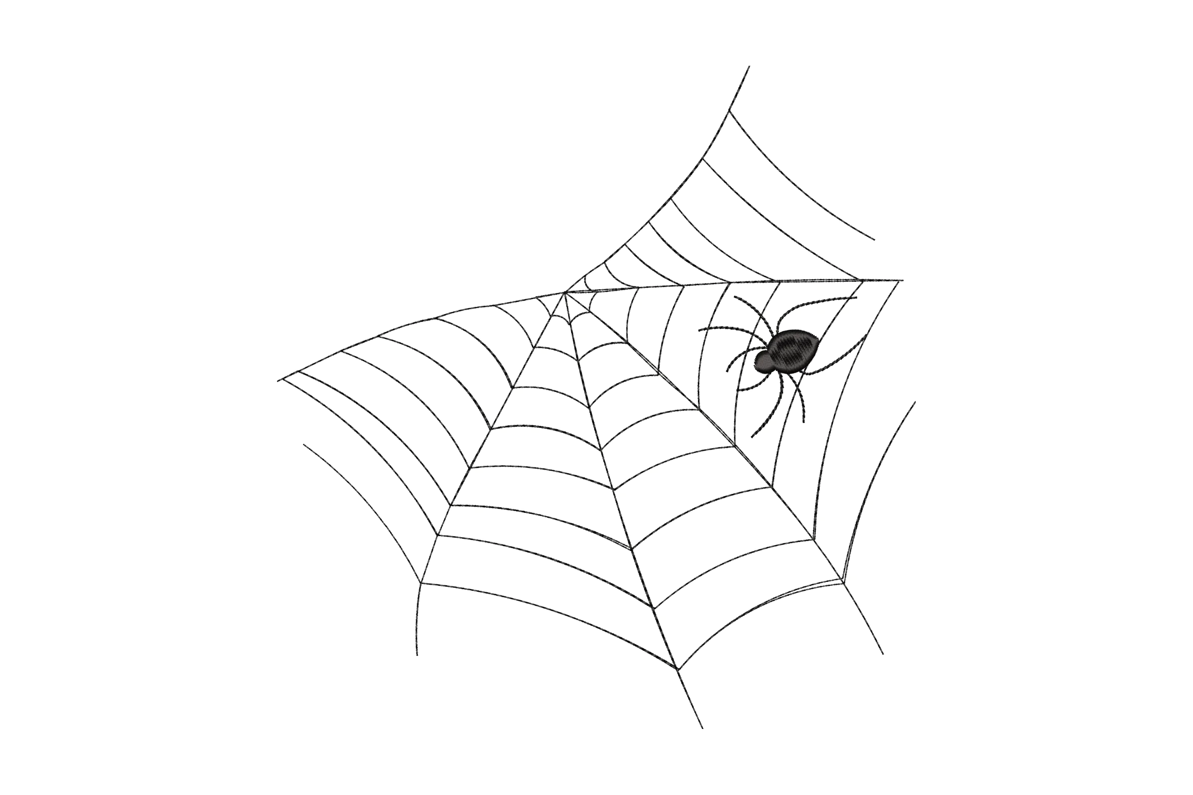 Spider Net Embroidery Designs