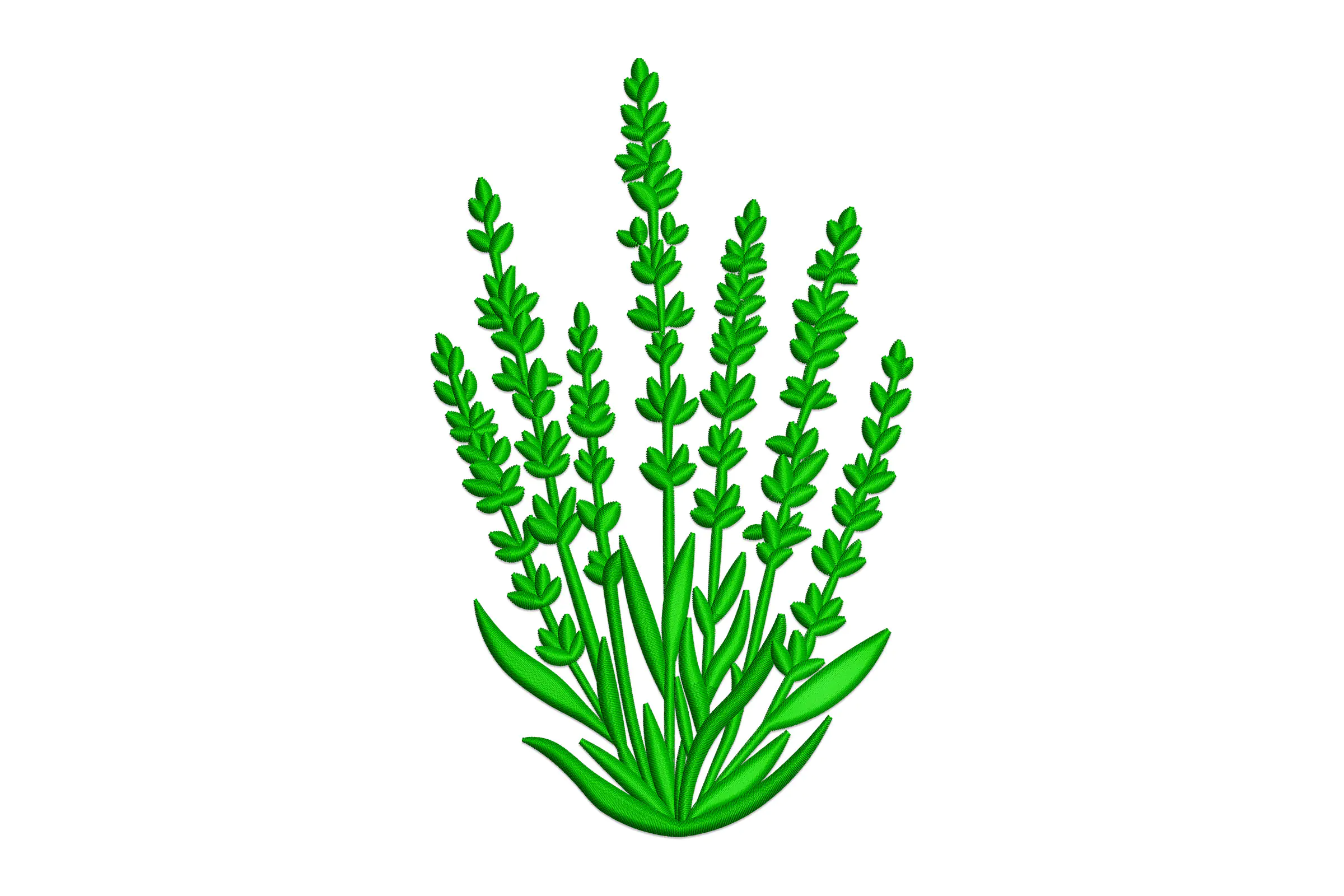 Lavender Flowers Embroidery Design