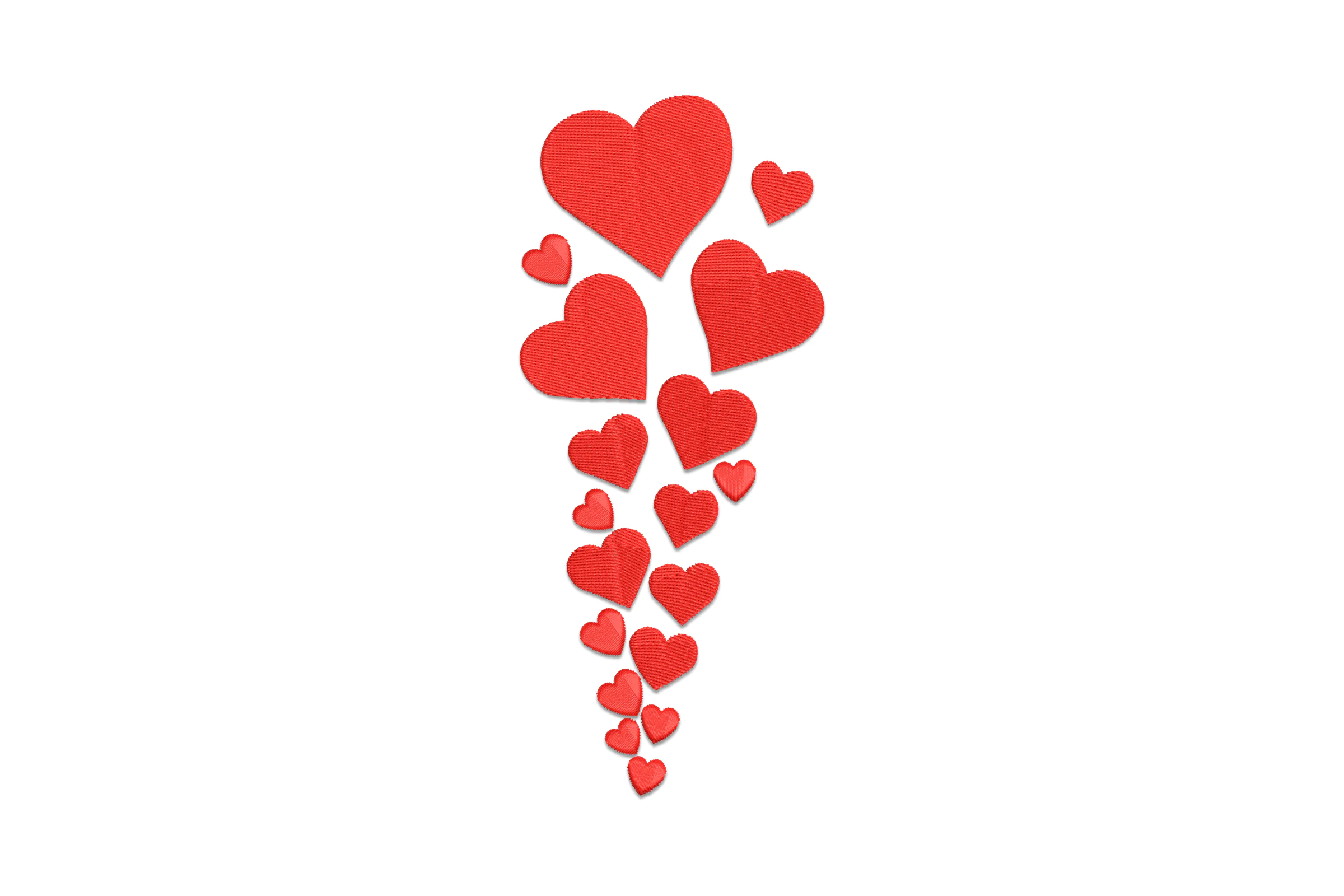 Love Heart Quote Embroidery Design File