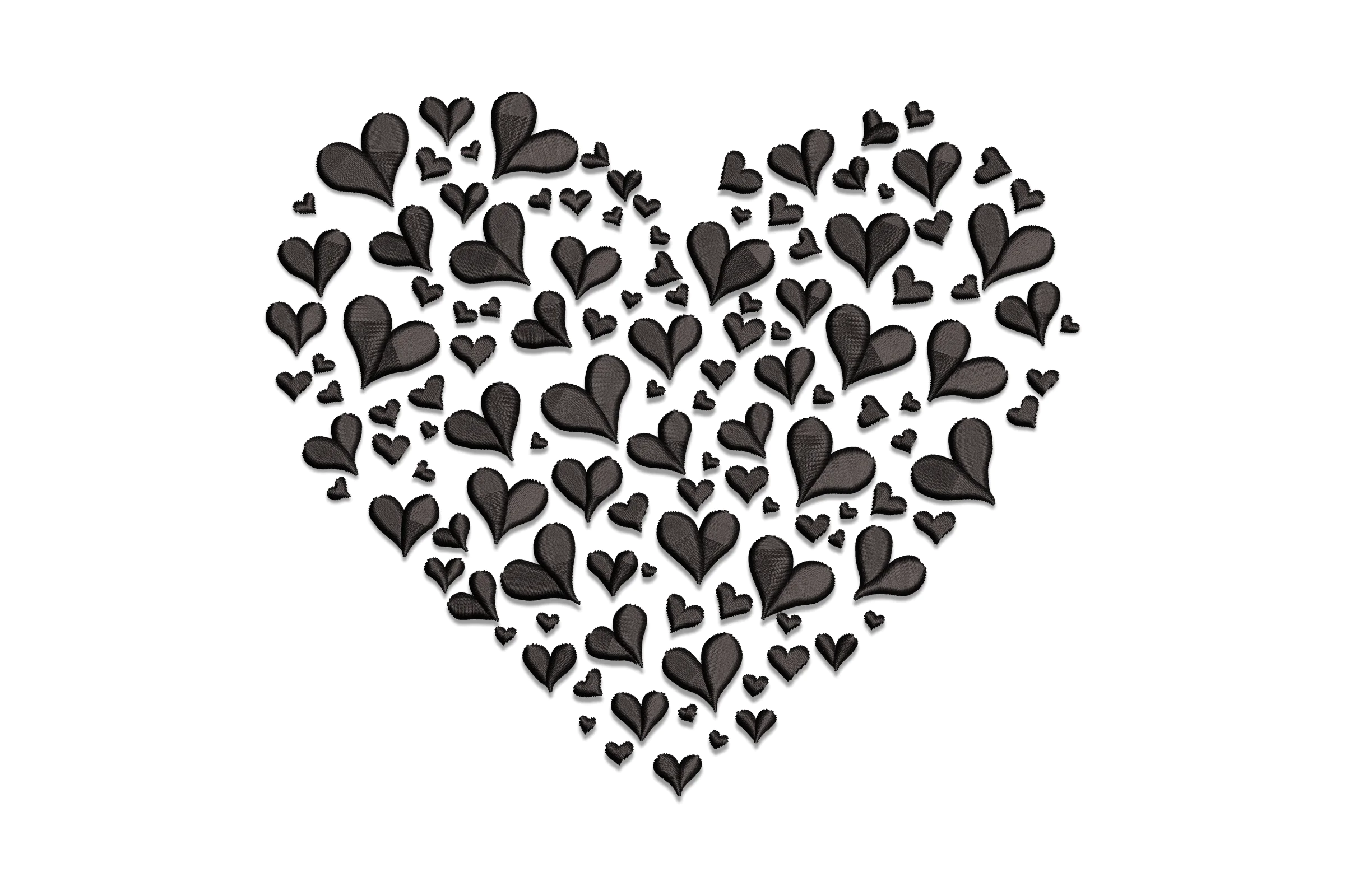 Heart Digital Embroidery File