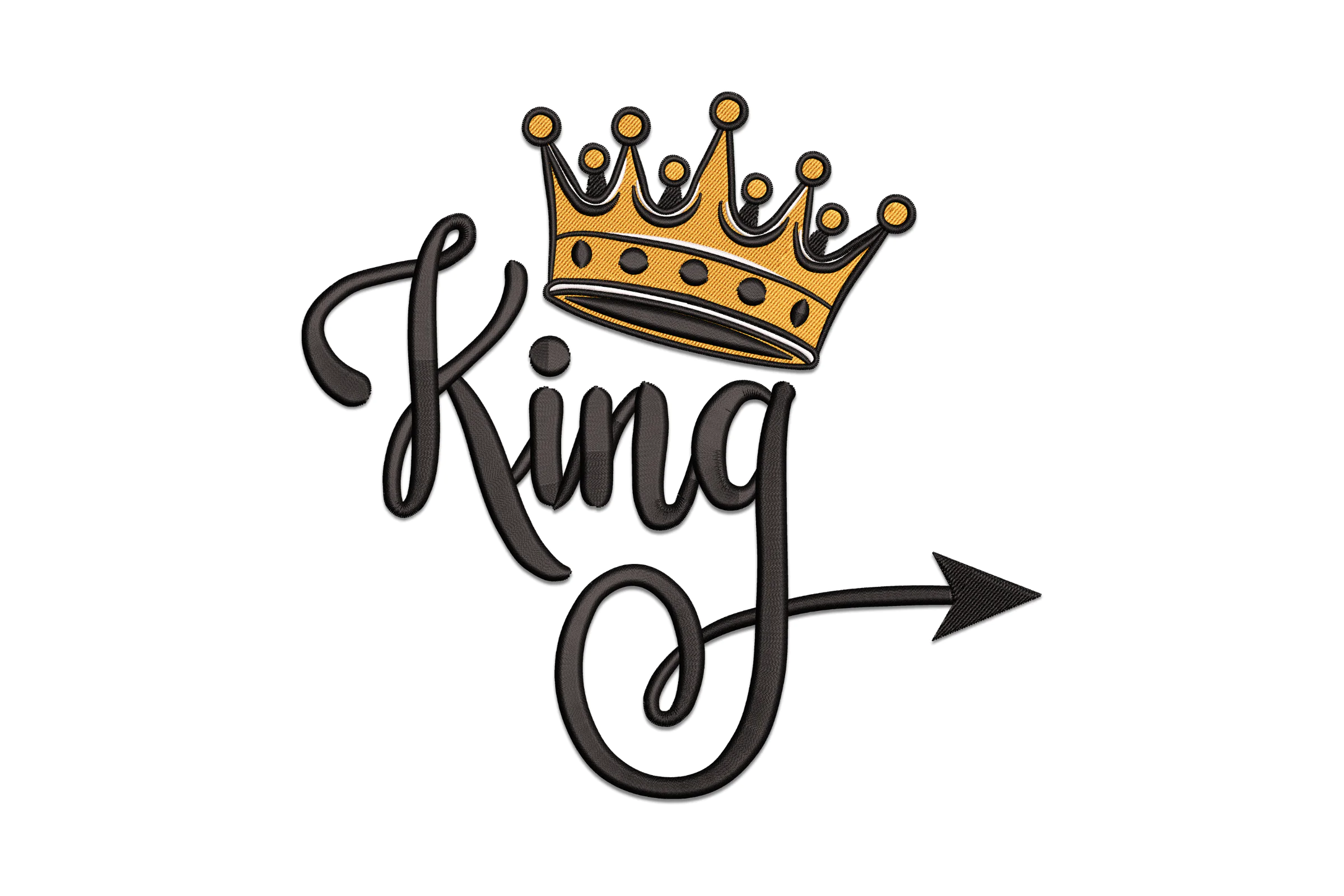King Crown Machine Embroidery Design