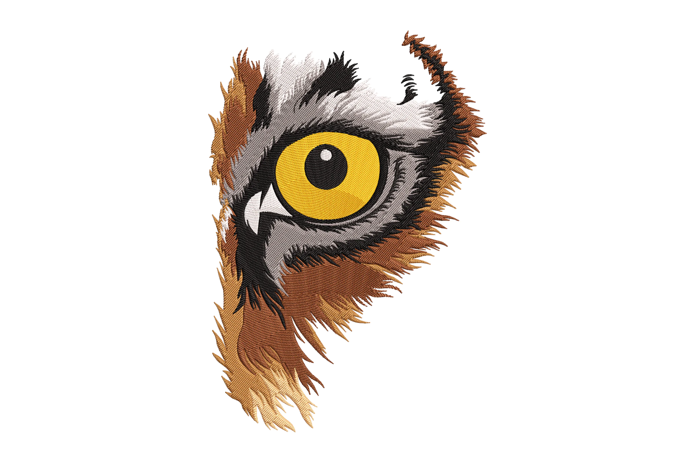 Cute Sleepy Owl Machine Embroidery Design