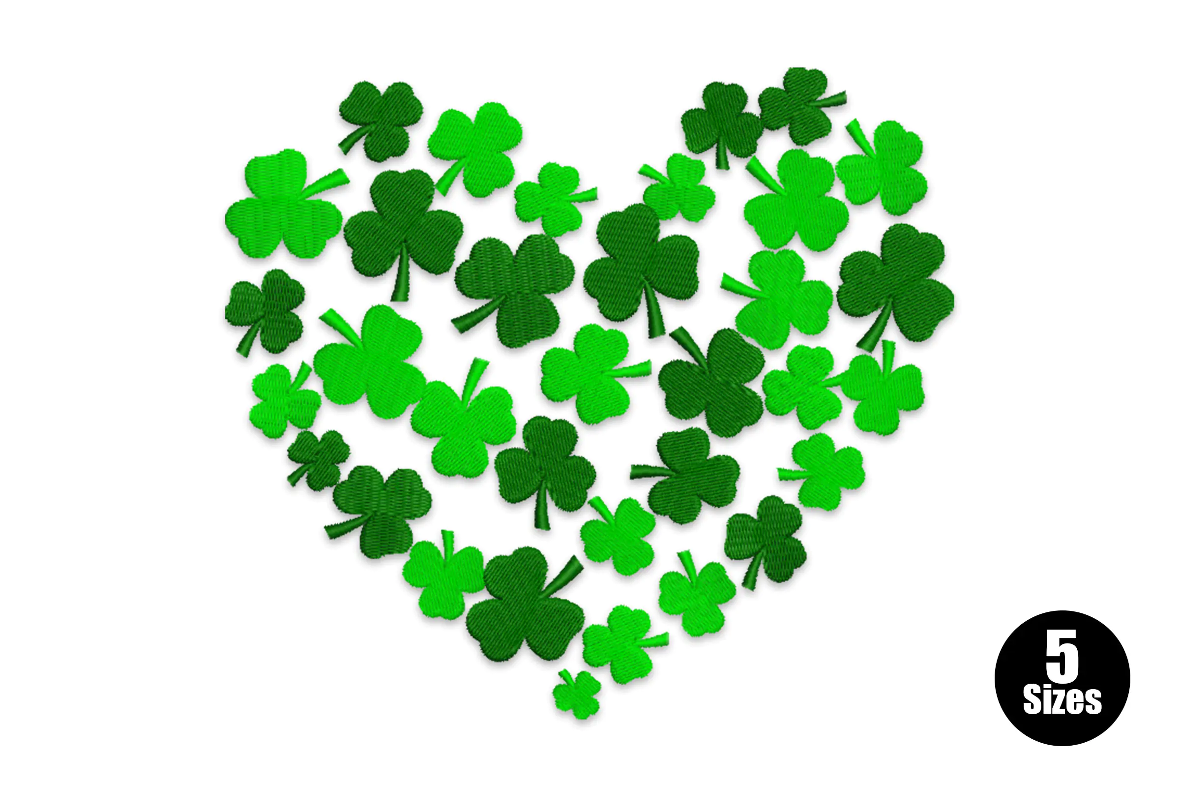 Happy St. Patrick's Day Embroidery Design