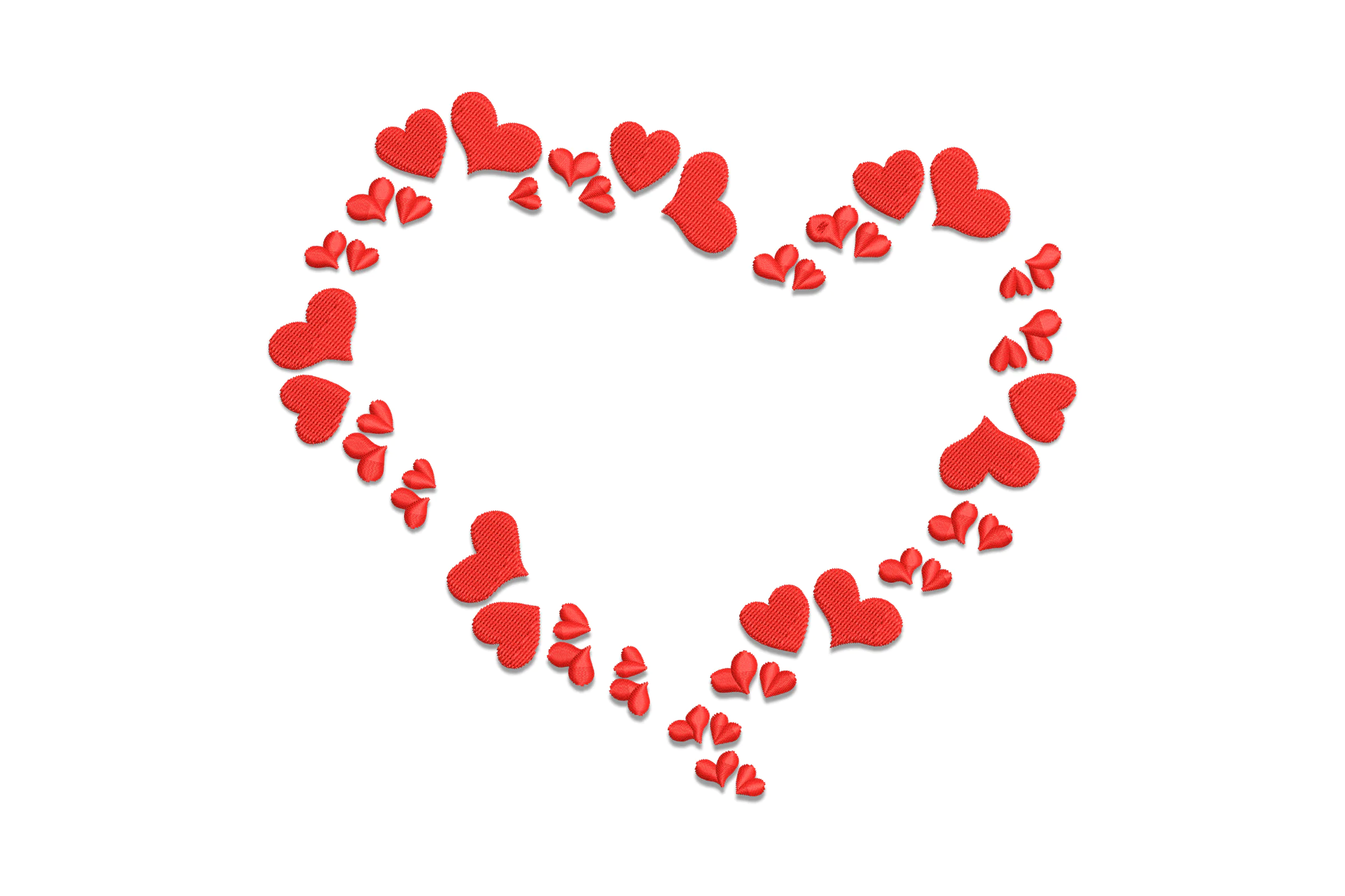 Love Heart Embroidery patterns