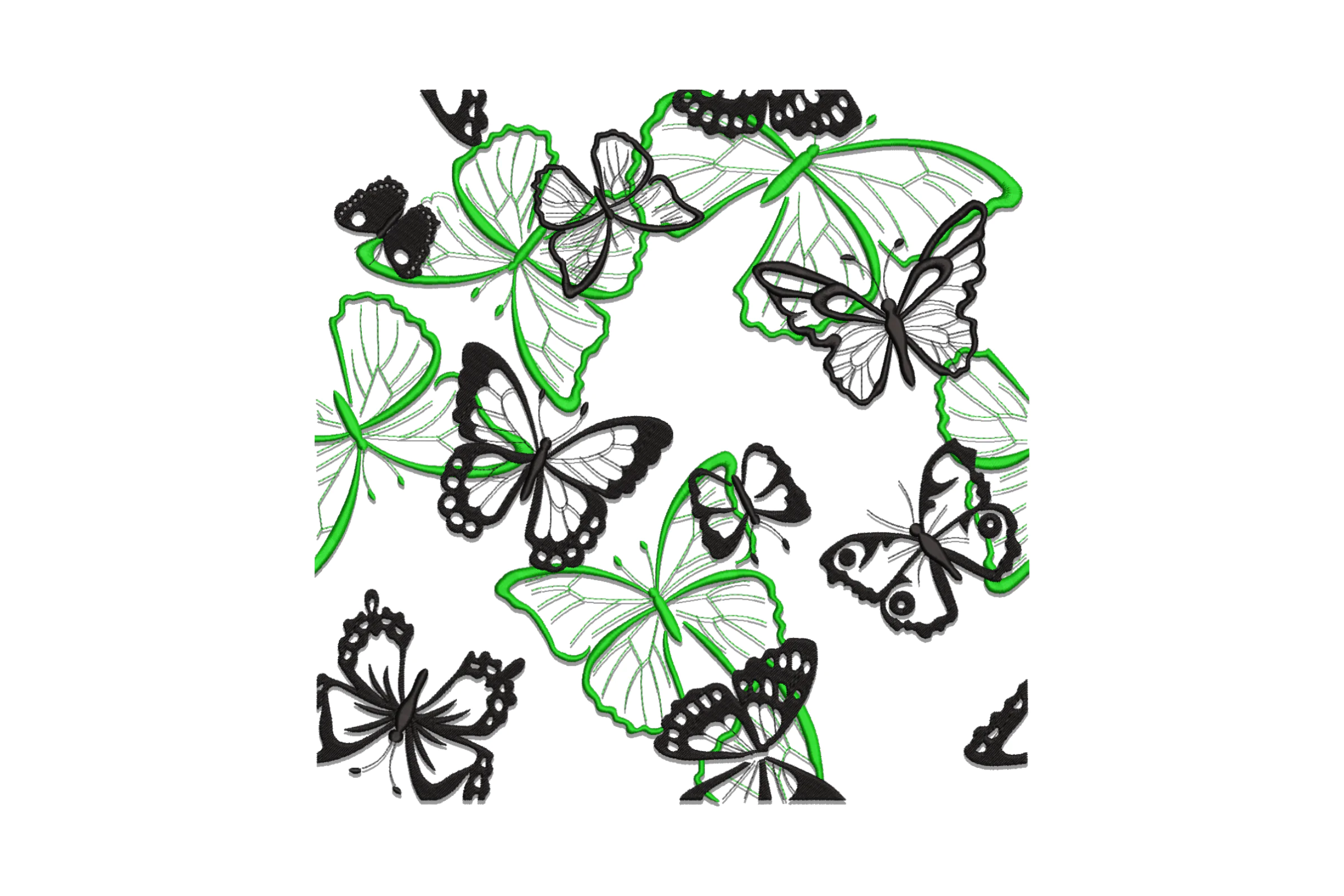 Butterfly Quilt Block Embroidery Design