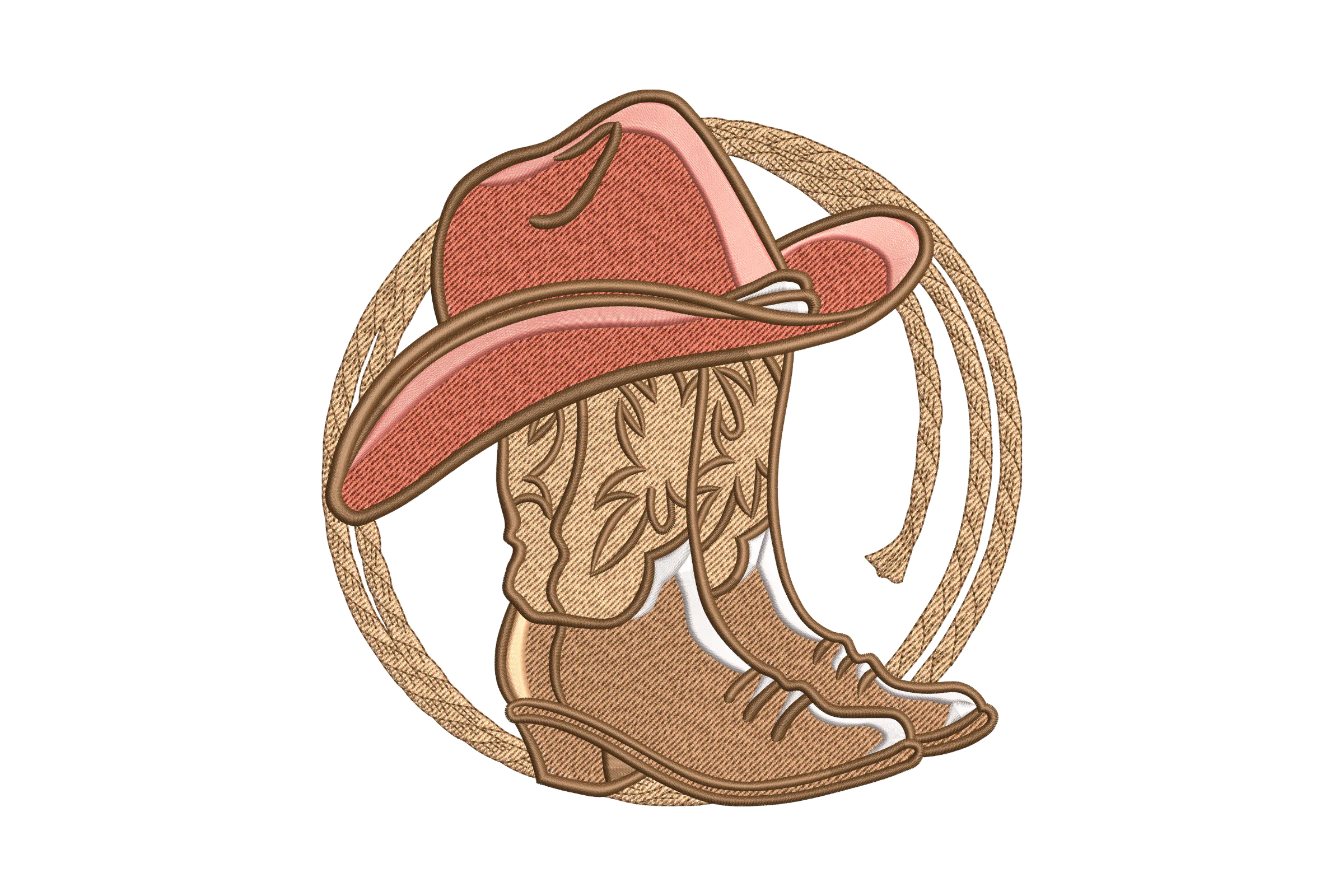 Cowboy Hat Embroidery Design