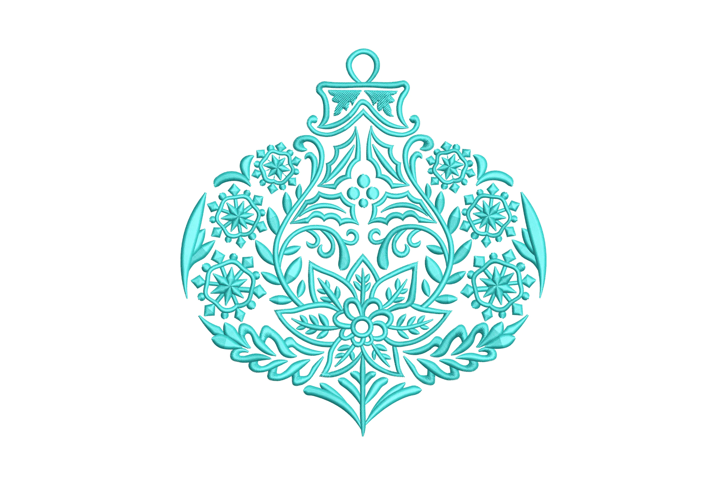 Christmas Ornaments Embroidery Design File