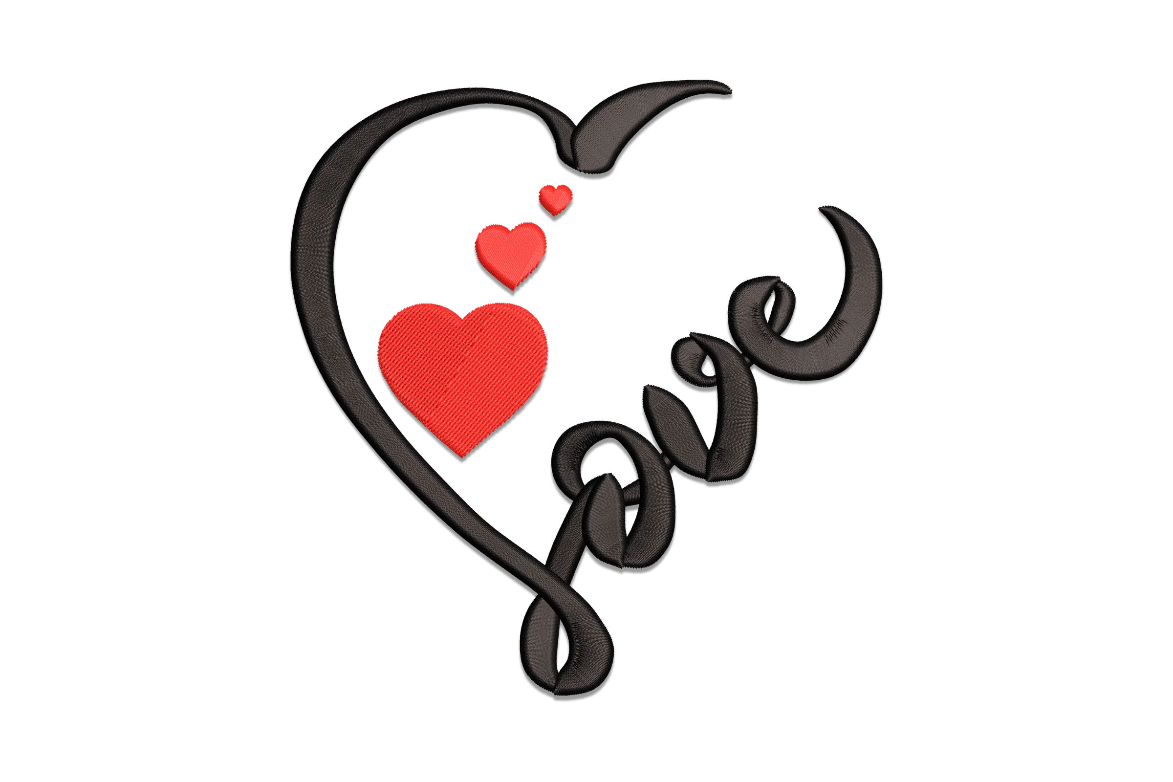 Love Heart Embroidery Design patterns
