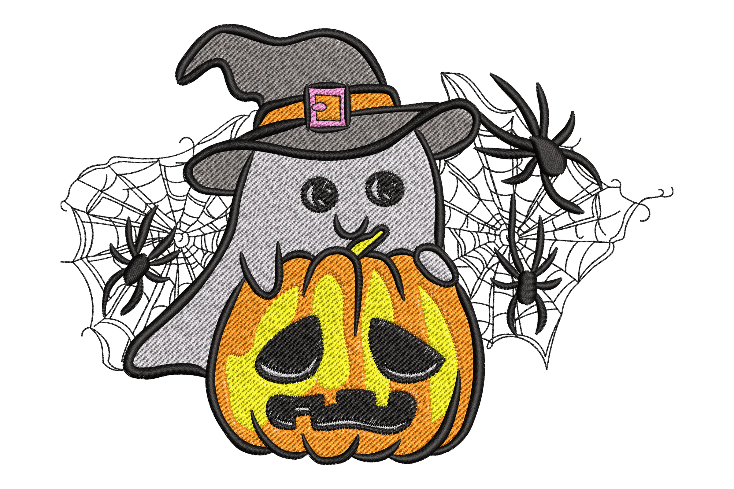Pumpkin Halloween Embroidery File