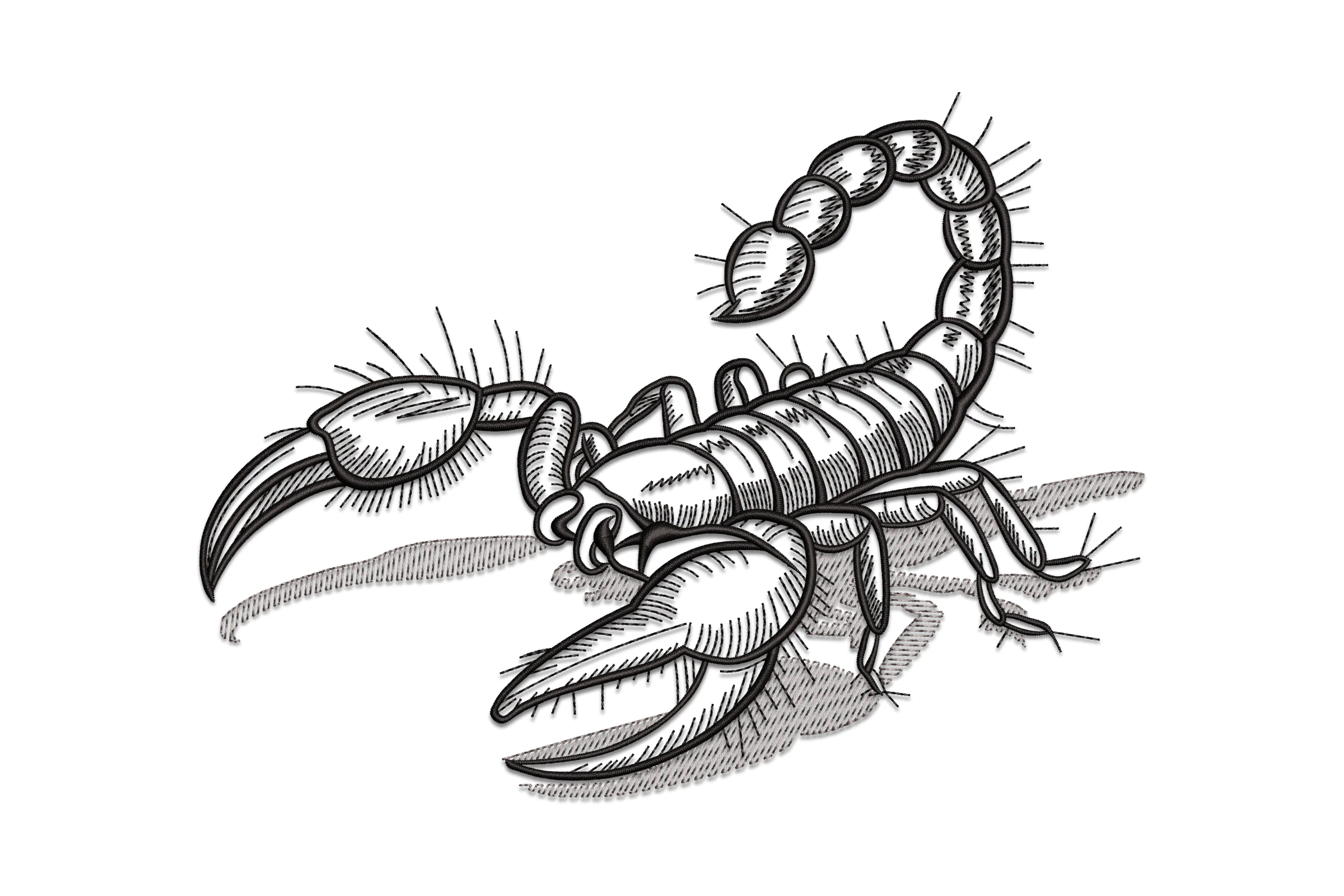 Scorpion Embroidery Design