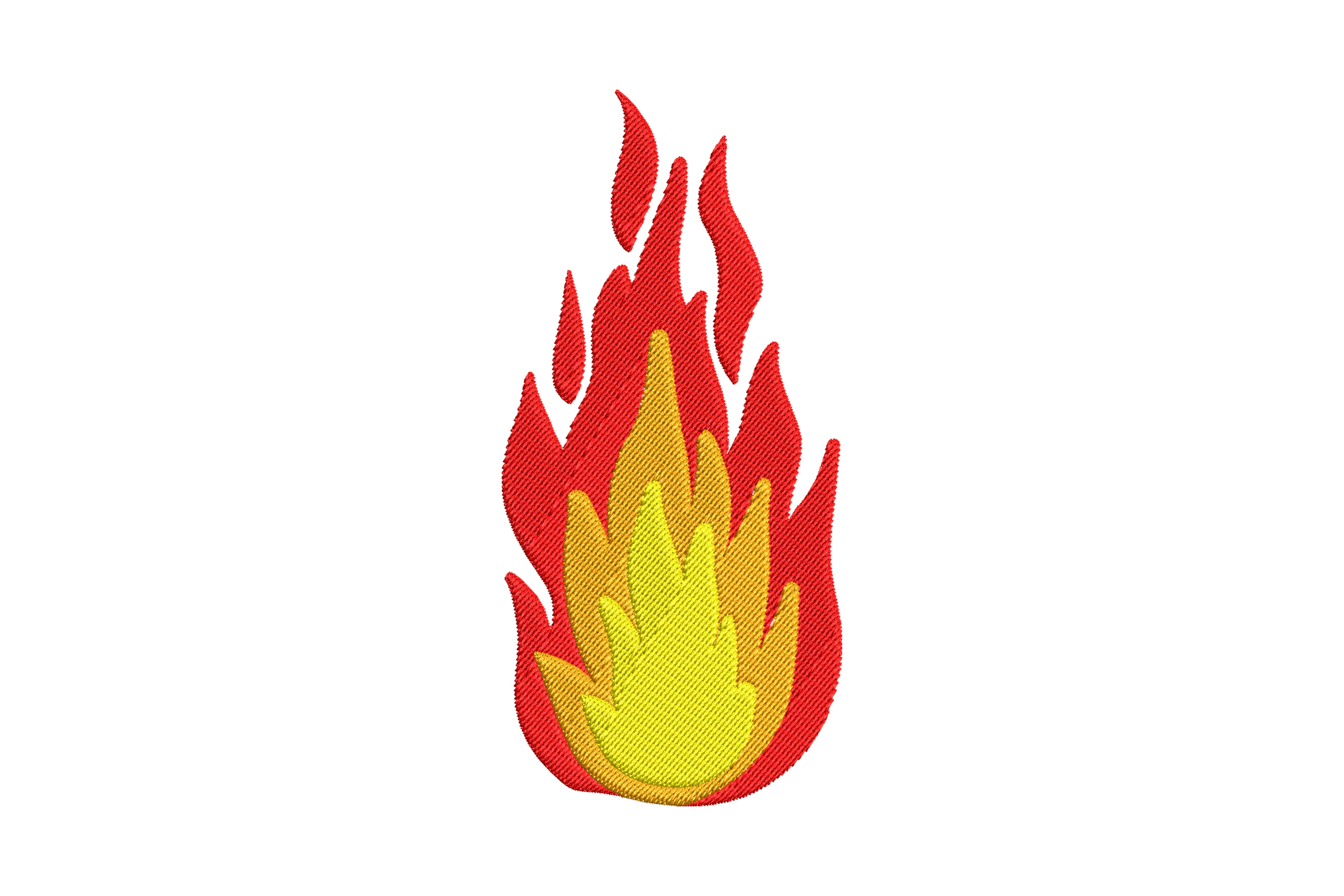 Fire Embroidery Design