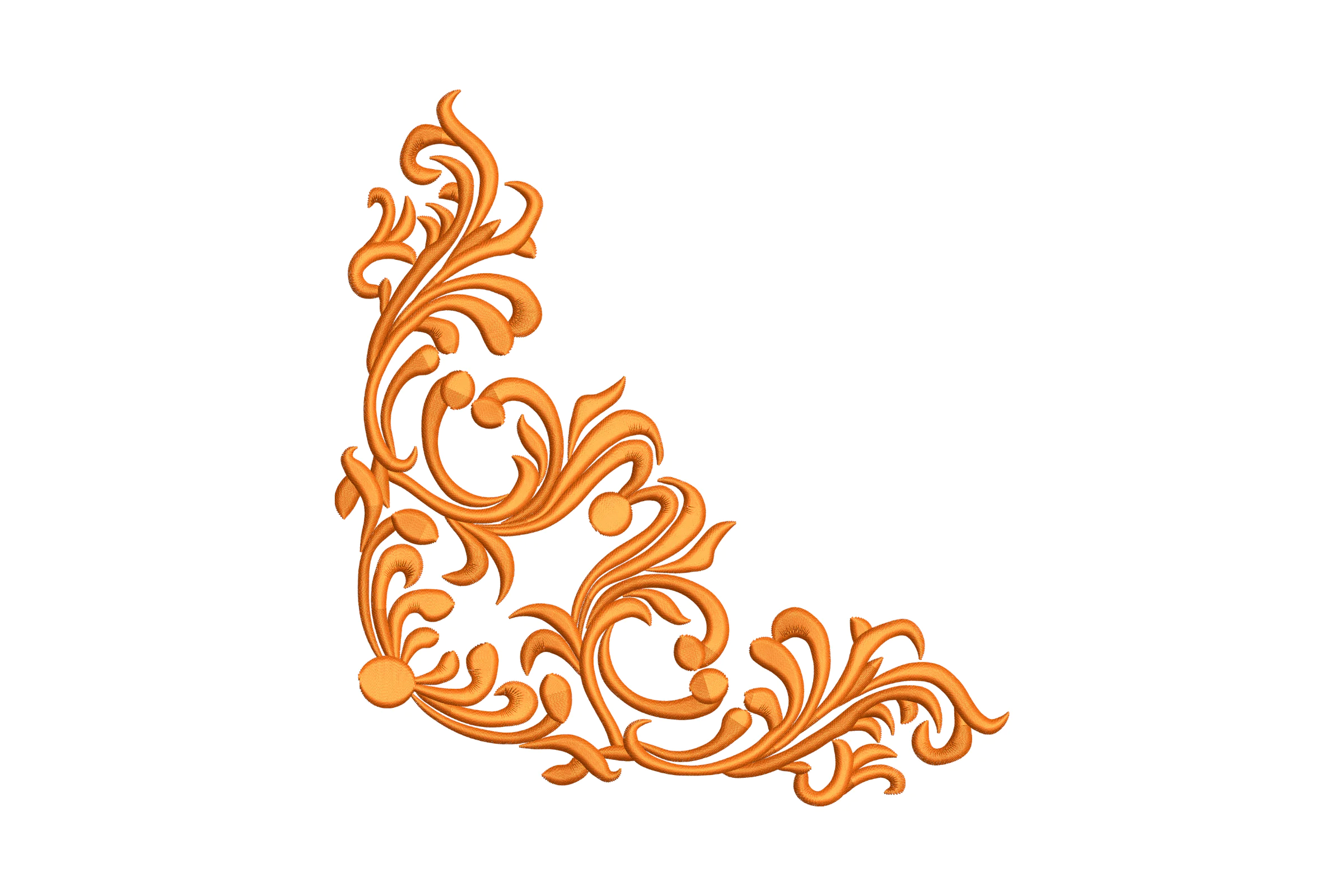 Border Corner Machine Embroidery Design