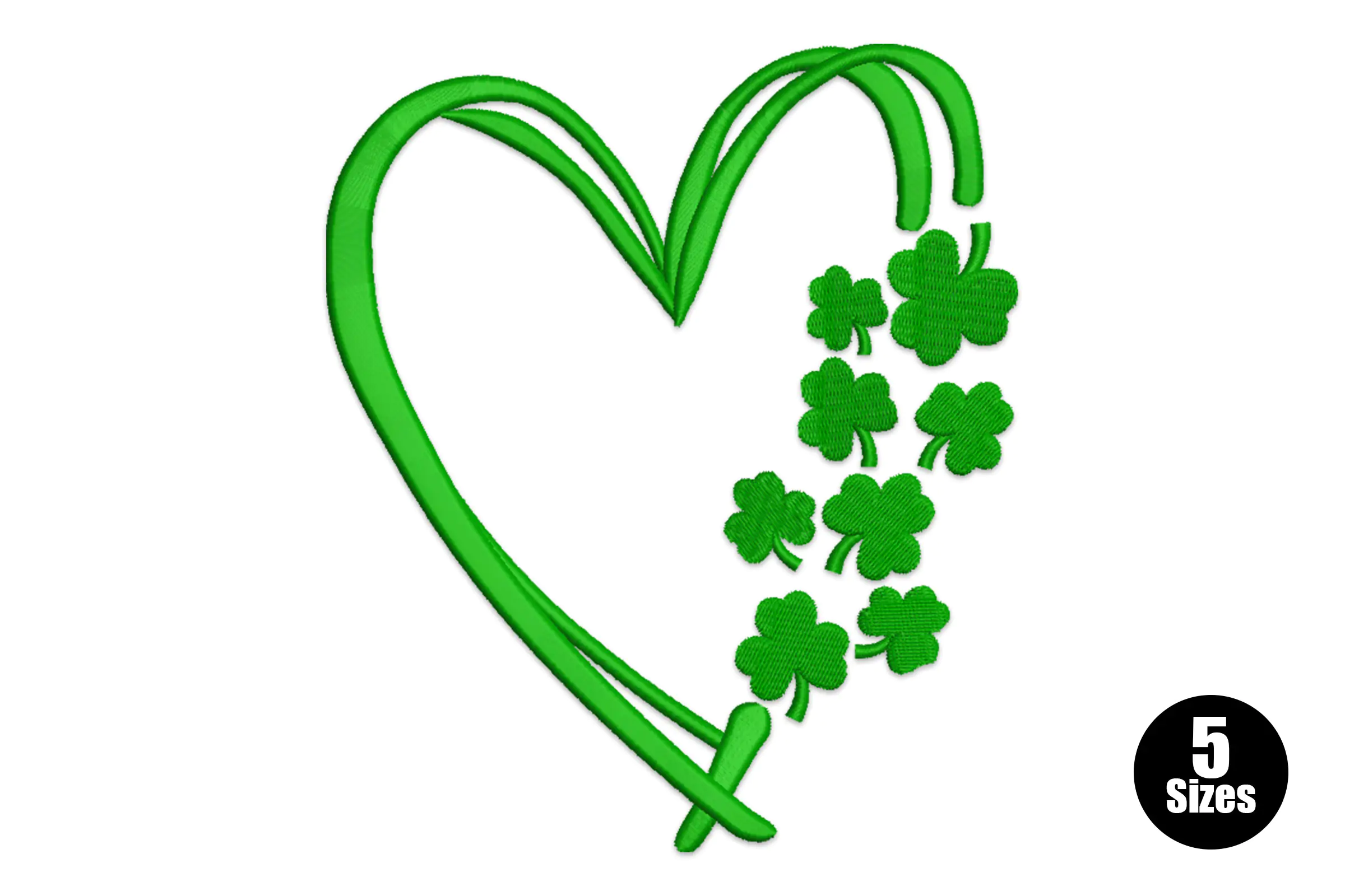 Happy St Patrick's Day Embroidery Design File