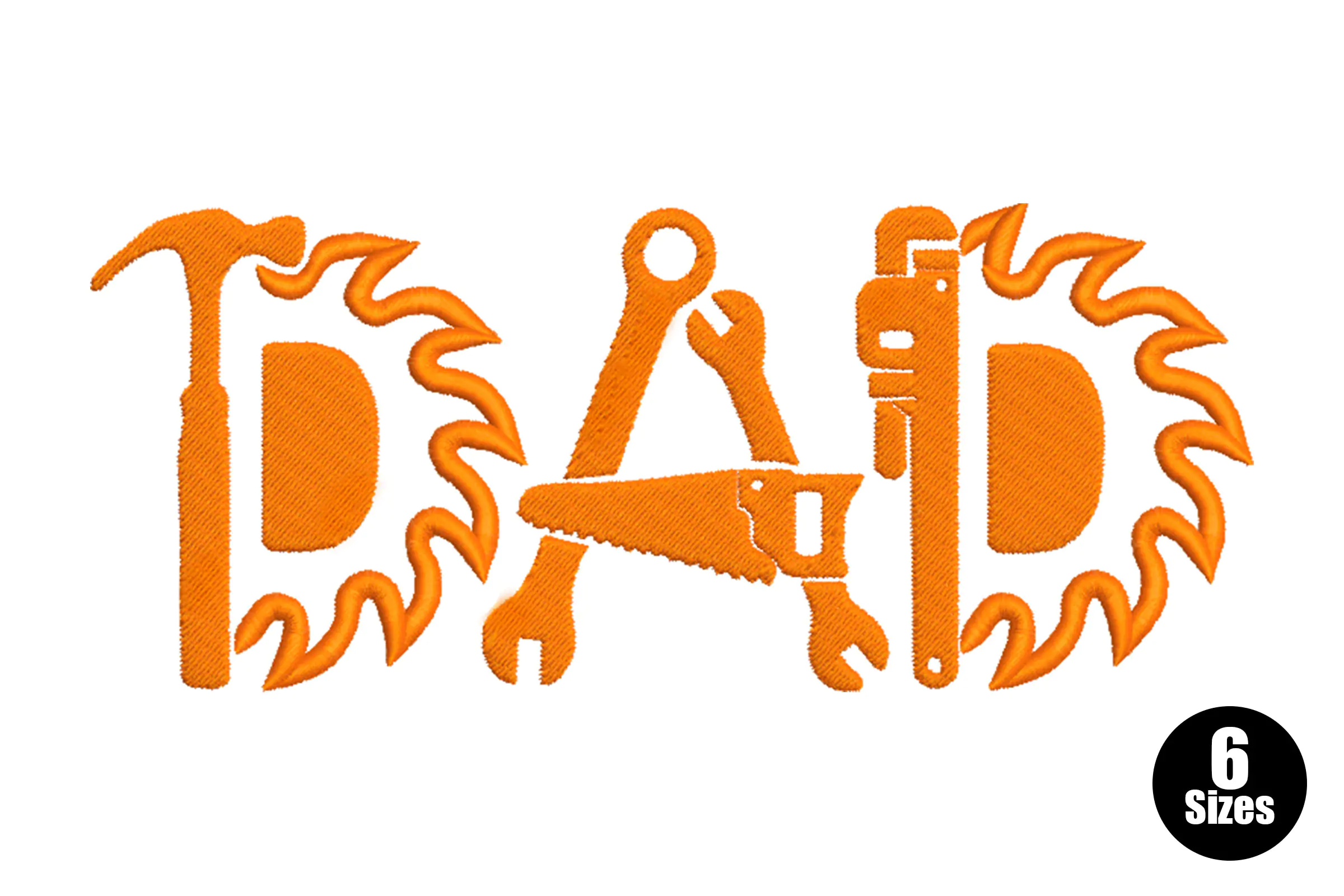 Dad Embroidery Design