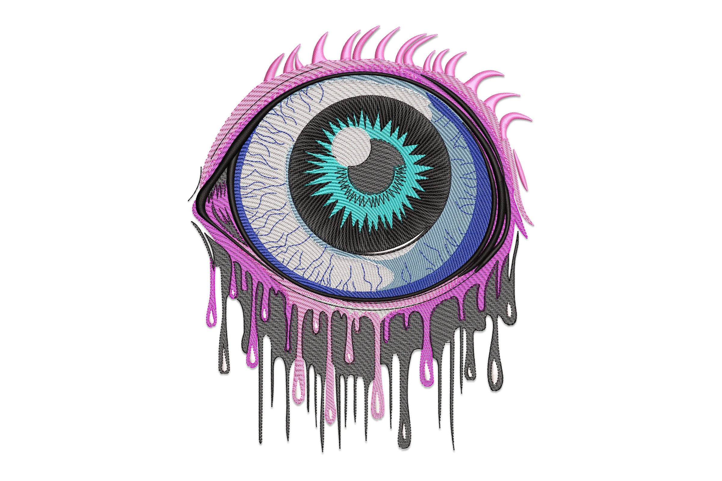 Cute Eye Machine Embroidery Design File