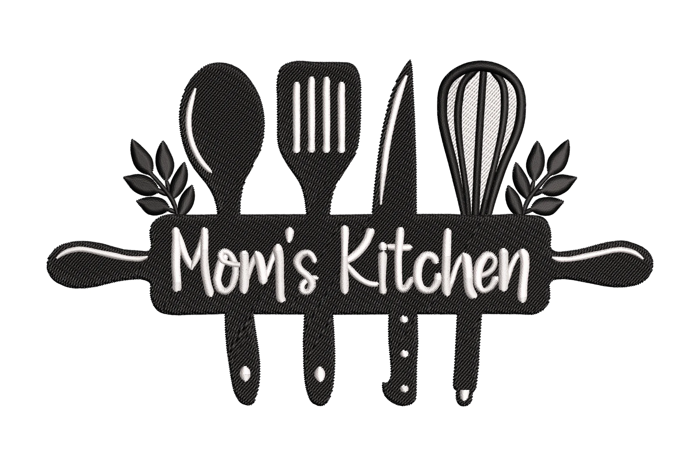 Mom's Kitchen Embroidery Design