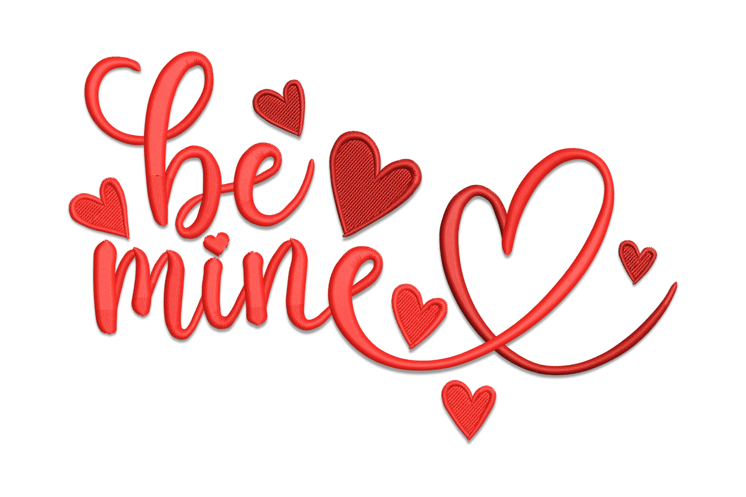 Be Mine Embroidery Design