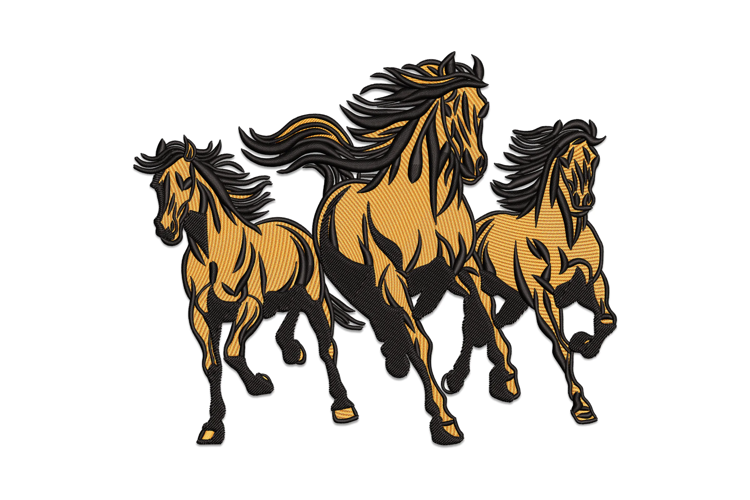 Running Horse Embroidery Design File