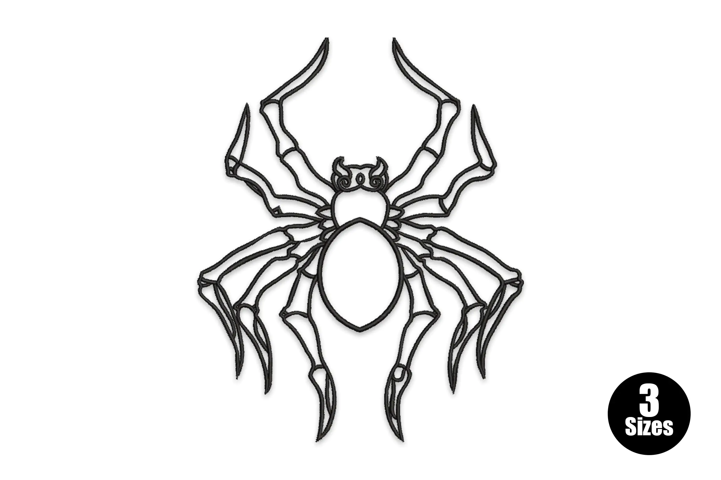 Spider Embroidery Design