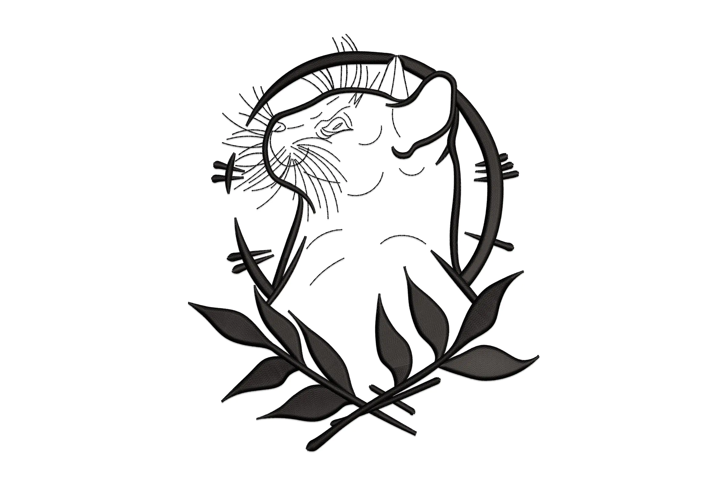 Cat Machine  Embroidery File