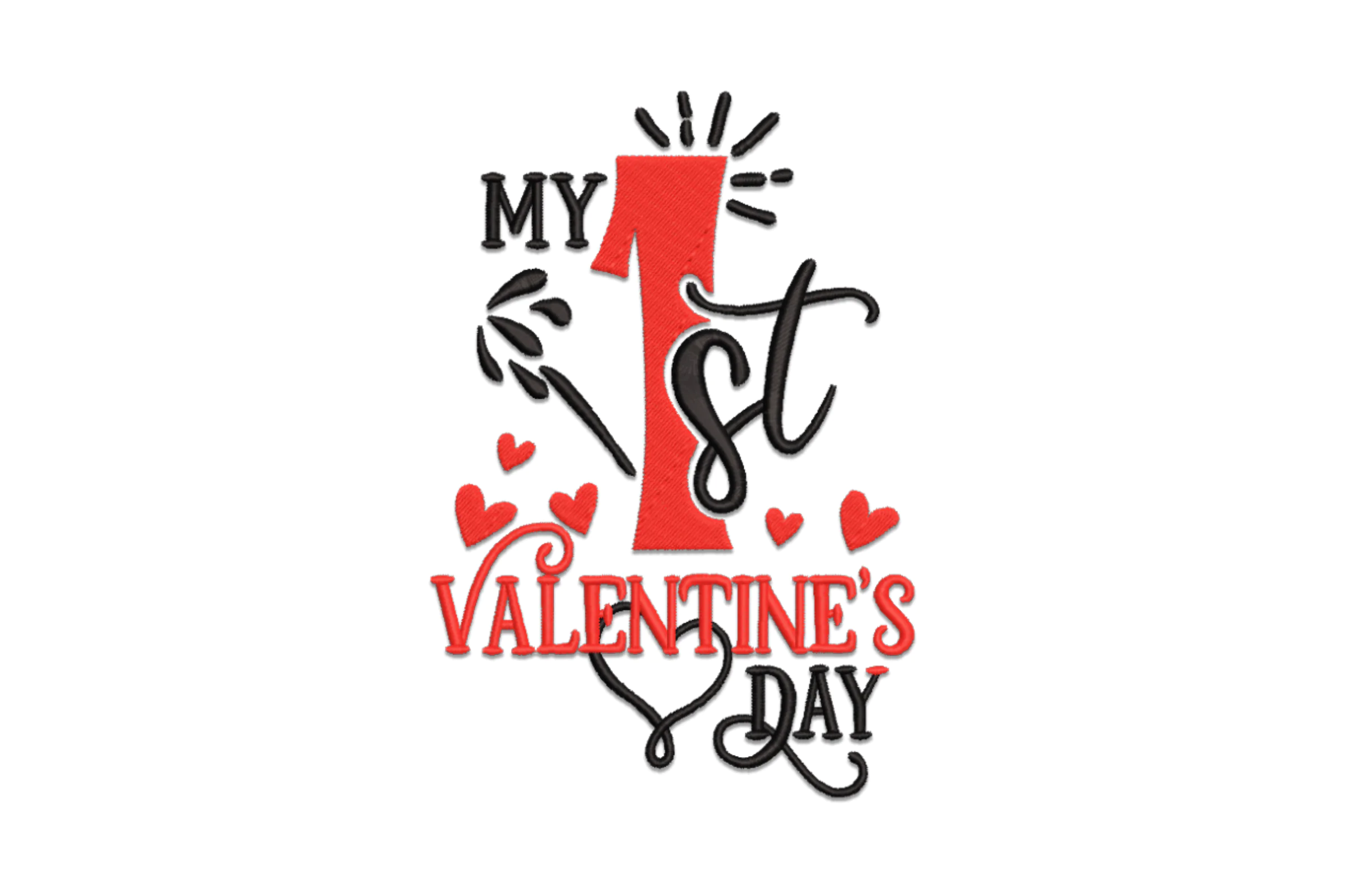 My 1st Valentine's Day Embroidery Design