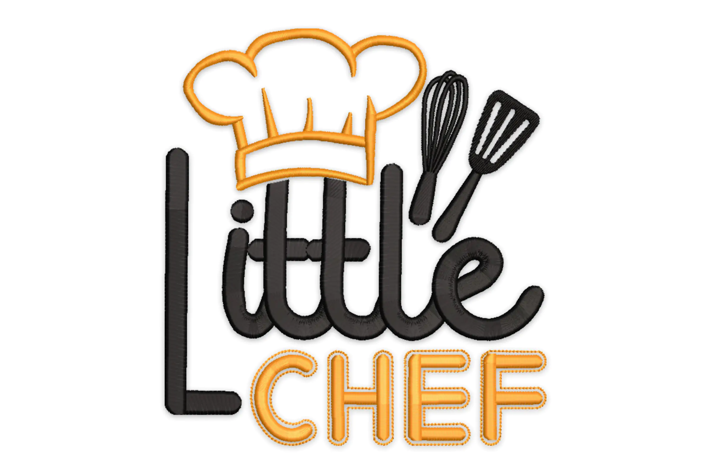 Little Chef Hat Embroidery Design