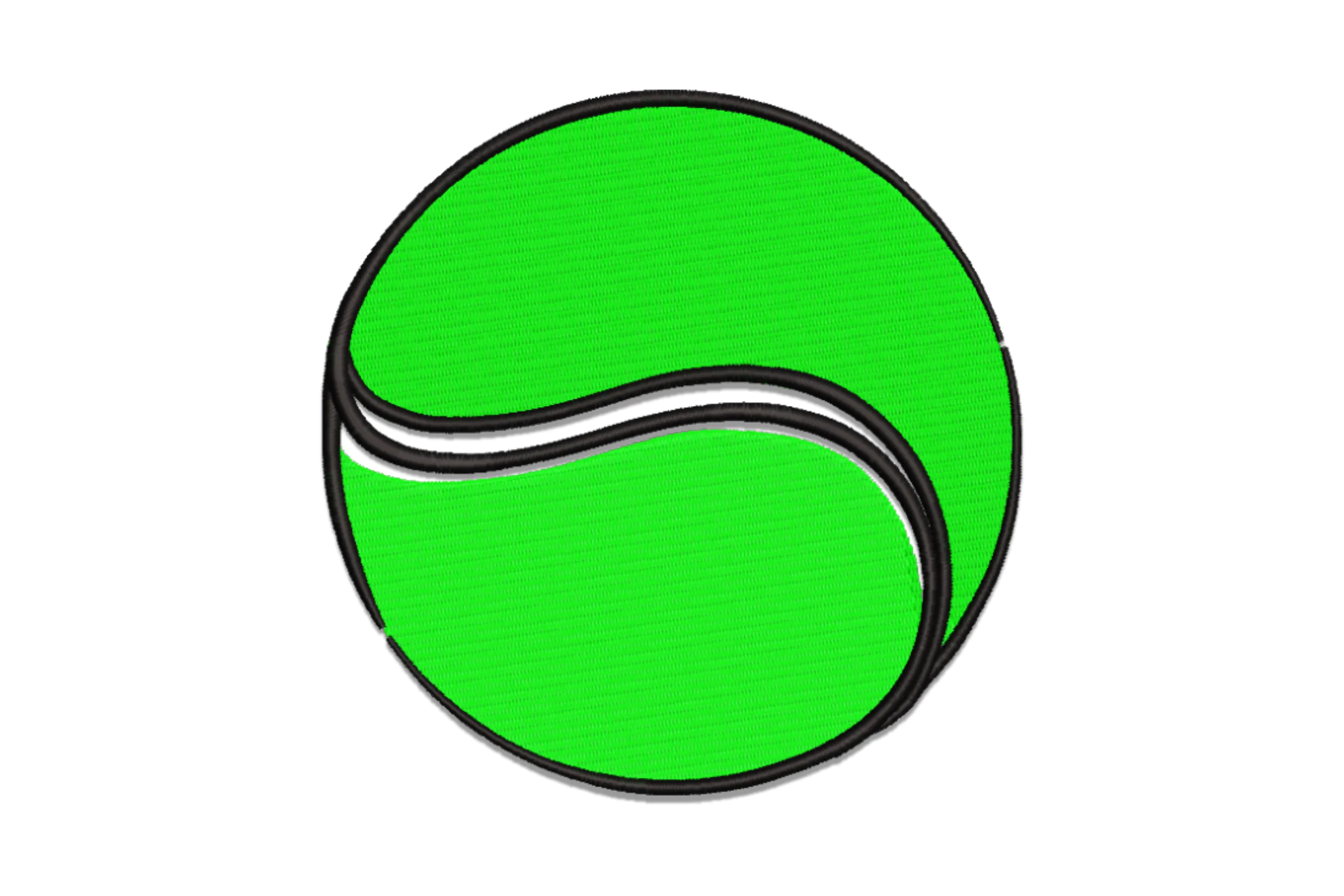 Tennis Ball Embroidery Design