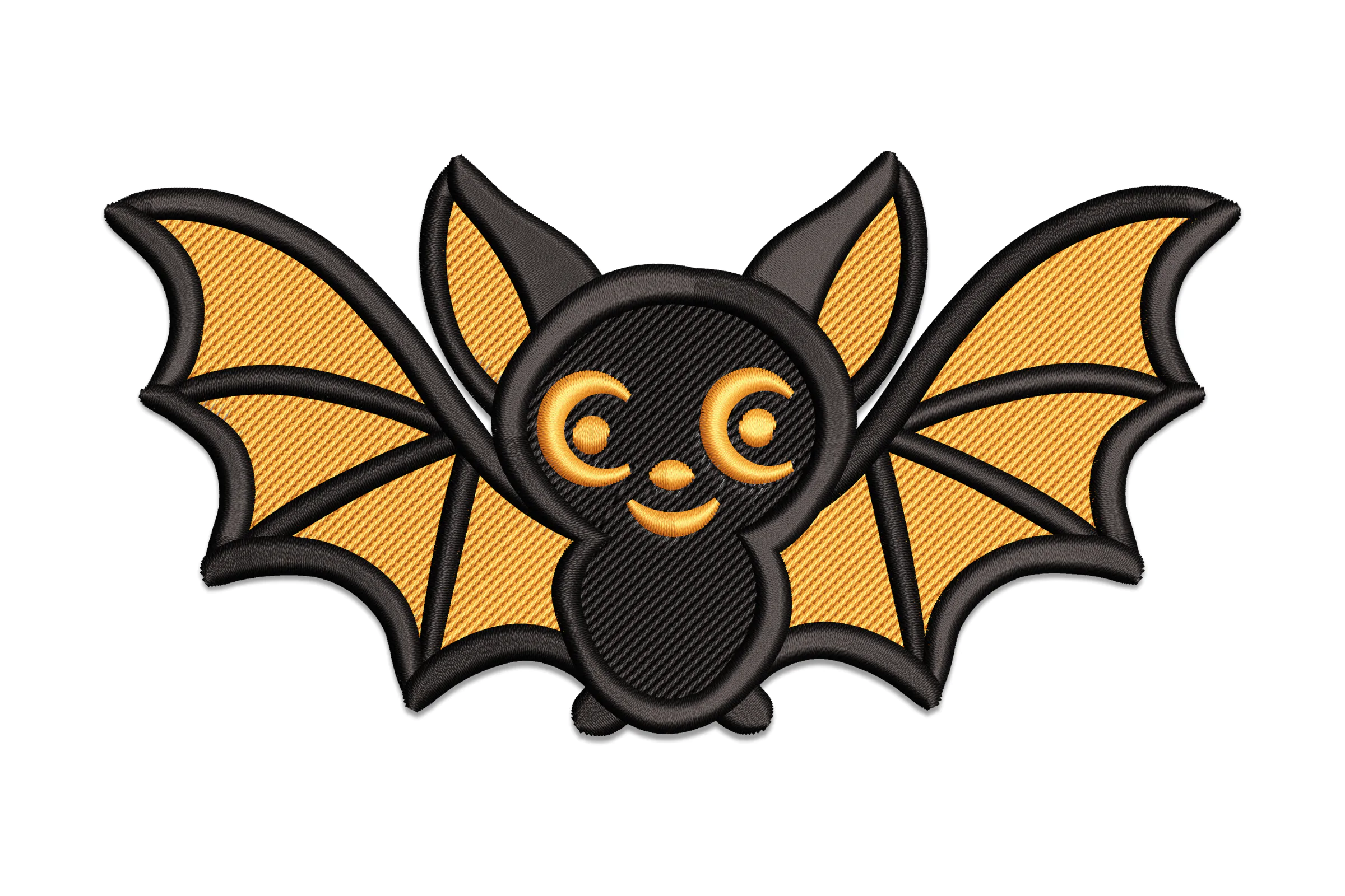 Cute Bat Embroidery Design