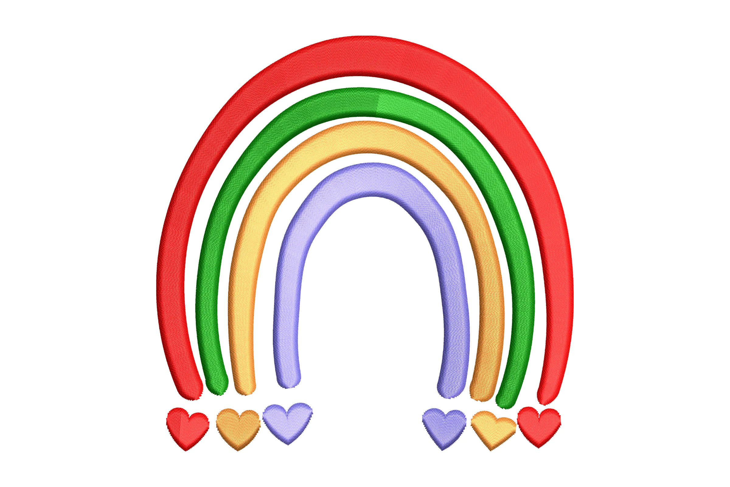 Boho Rainbow Embroidery File