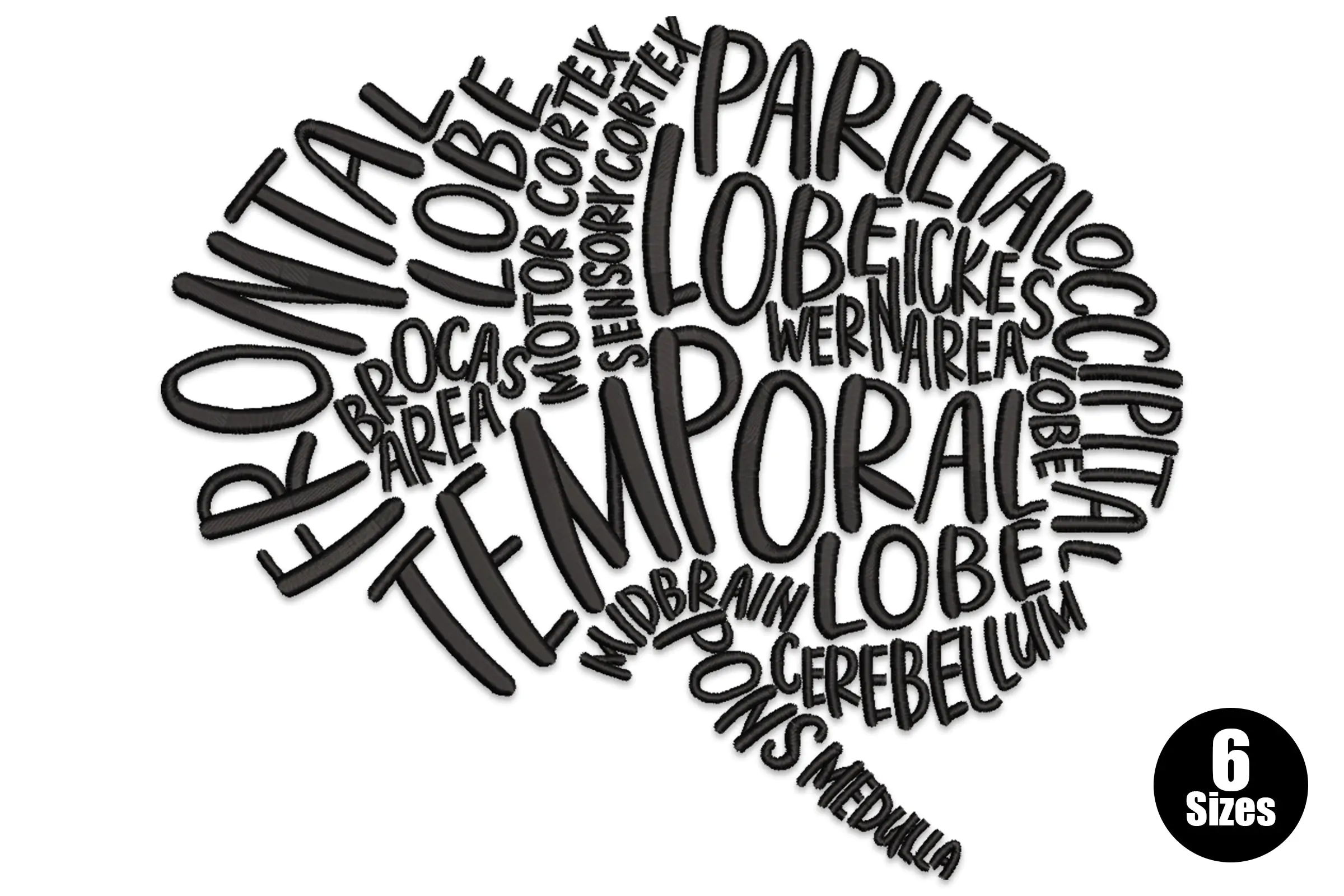 Motivational Quotes Embroidery Design