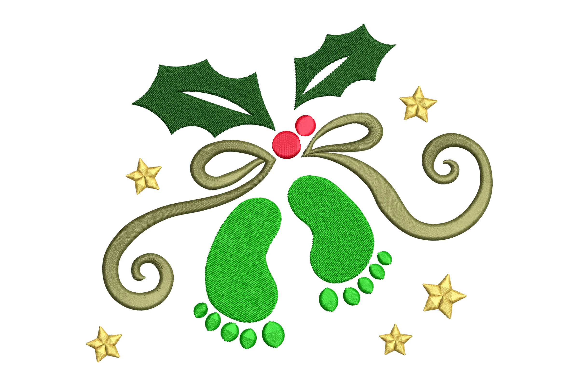 Baby's First Christmas Embroidery Design