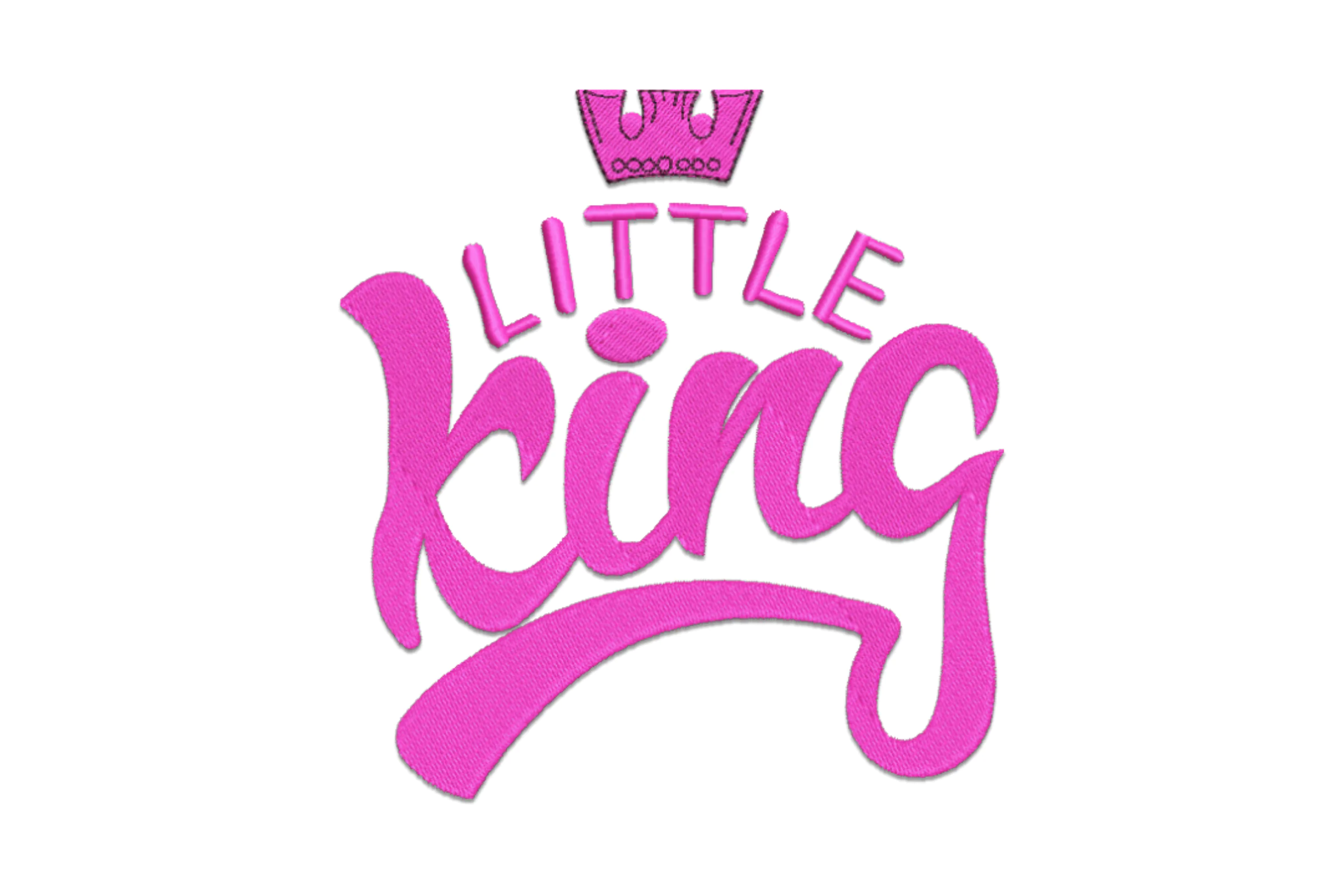 Little King Embroidery Design
